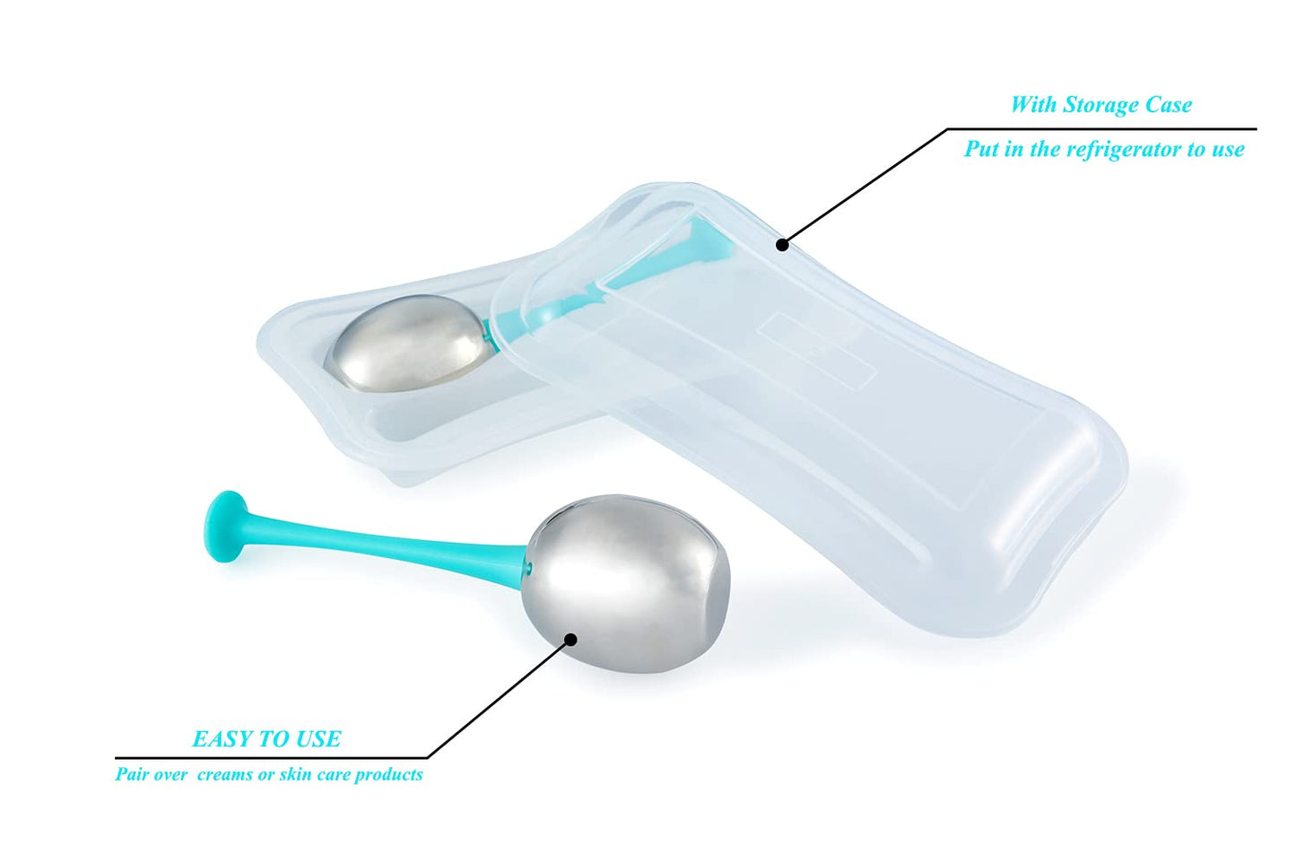 OSRSR Ice Globes Cryo Sticks Facial Massage Tools,Stainless Steel Beauty Cold Globes for Face & Eyes, Cooling Globes Sets of 2,Skin Care for Puffiness,Dark Circles,Wrinkles Health & Beauty > Personal Care > Cosmetics > Cosmetic Tools > Skin Care Tools OSRSR