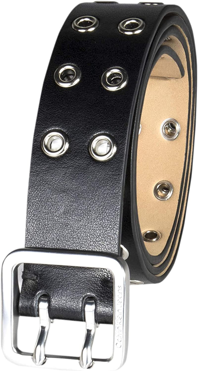 Calvin Klein Women'S Dress Casual Fashion Belts and Belt Bags Apparel & Accessories > Clothing Accessories > Belts Calvin Klein Black Grommet Medium