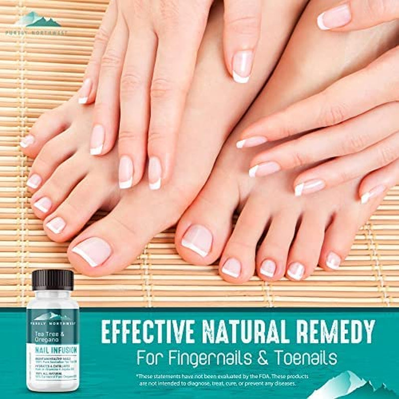 Purely Northwest-Tea Tree Oil Foot Soak & Nail Repair Oil Set- for Damaged Nails, Athletes Foot, Smelly Feet and Foot Callus - Made in the USA Health & Beauty > Personal Care > Foot Care Purely Northwest