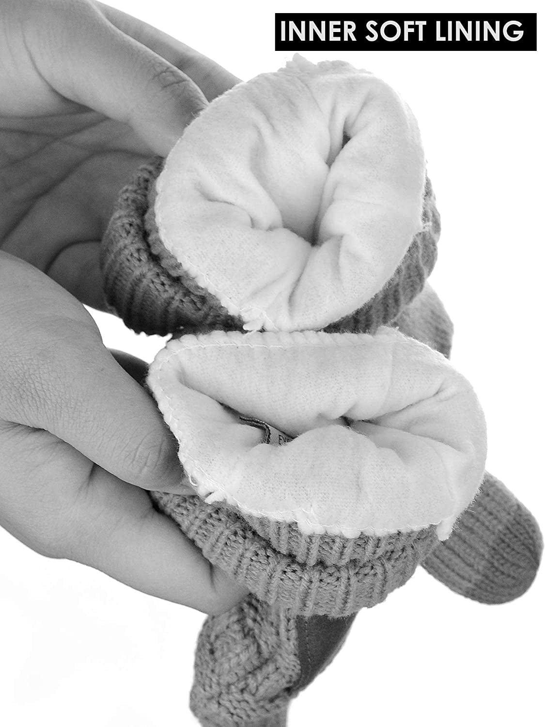 C.C Unisex Cable Knit Inner Lined Anti-Slip Touchscreen Texting Gloves Apparel & Accessories > Clothing Accessories > Gloves & Mittens C.C