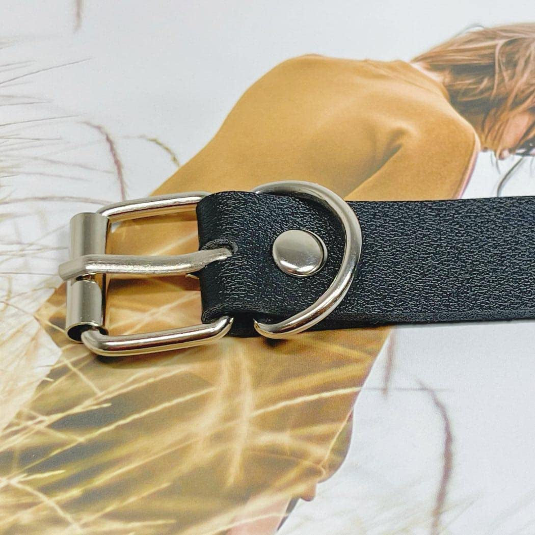 Punk Leather Waist Chain Silver Belly Body Chains Festival Body Chain Jewelry for Women and Girls Apparel & Accessories > Jewelry > Body Jewelry Muyyan