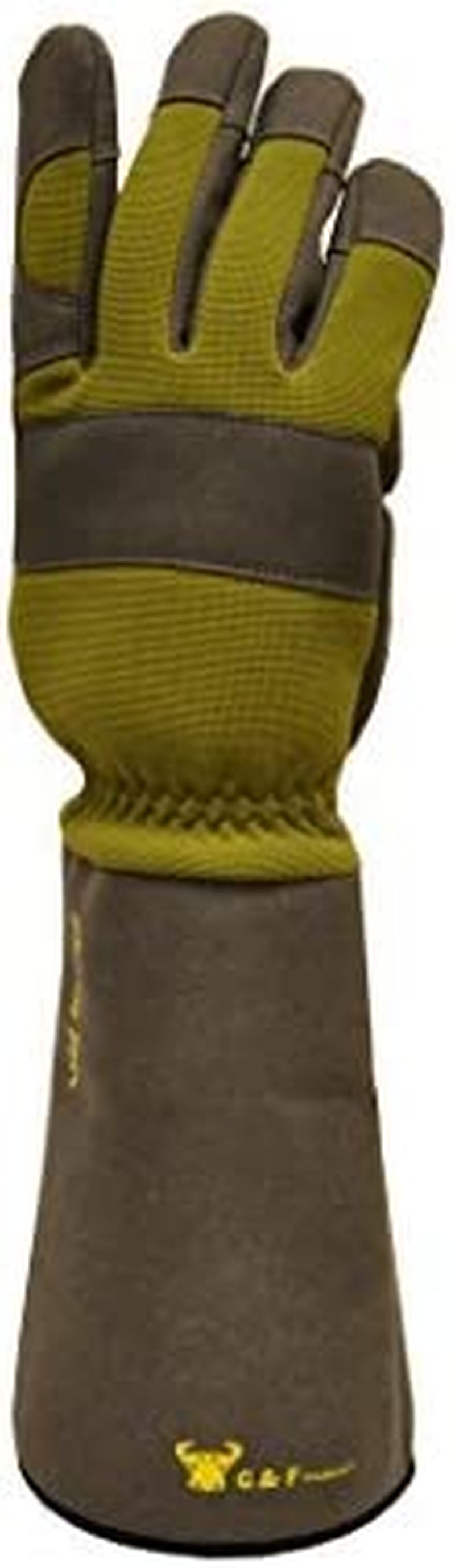 G & F Products Florist Pro Long Sleeve Rose Gardening Gloves Apparel & Accessories > Clothing Accessories > Gloves & Mittens G & F Products Green,brown