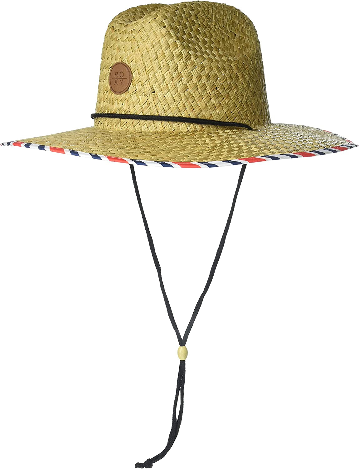 Roxy Women'S Pina to My Colada Straw Hat Apparel & Accessories > Clothing Accessories > Hats Roxy Poppy Red Call of the Sun Stripes Ex Medium-Large