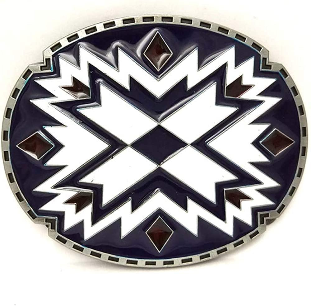 KDG Western Cowboy Belt Buckle for Belt Accessories Custom Buckle Apparel & Accessories > Clothing Accessories > Belt Buckles KDG White Line Cross