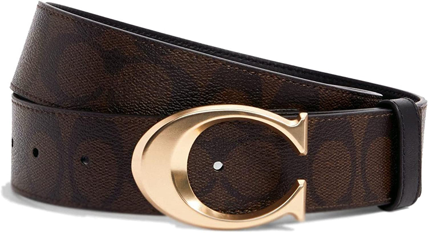 Coach Women'S Signature Buckle Belt 38Mm Apparel & Accessories > Clothing Accessories > Belts COACH