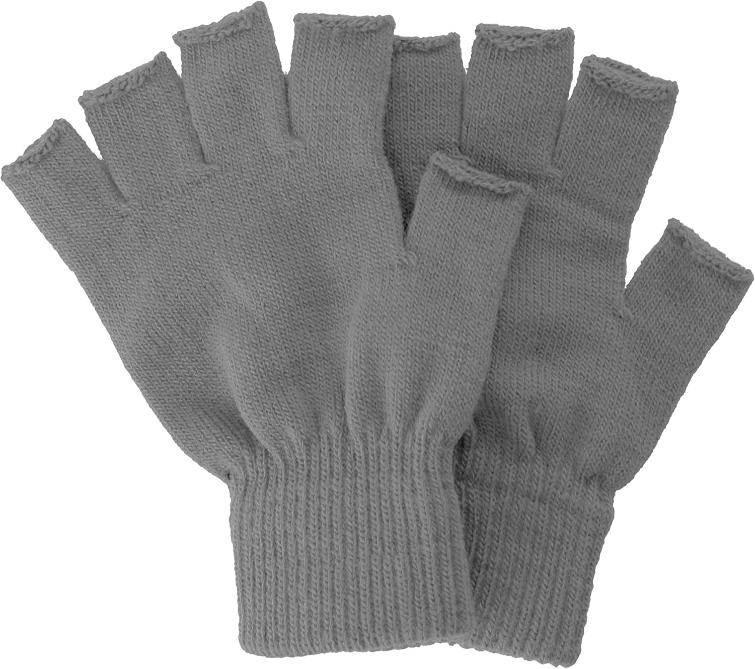 Simplicity Men/Women Winter Classic Solid Colored Knit Gloves Apparel & Accessories > Clothing Accessories > Gloves & Mittens Simplicity 4711_grey