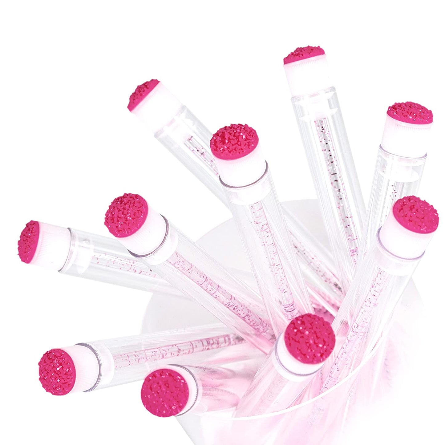 I-Laesh 50 Pcs Lash Brush Eyelash Brushes for Eyelash Extensions Spoolies Cleaning Mascara Wands Tube Diamond Disposable Makeup Tool Applicator Set Sanitary Extension Supplies (Assorted Color) Health & Beauty > Personal Care > Cosmetics > Cosmetic Tools > Makeup Tools i-laesh Bonbon Rose 50 PCS