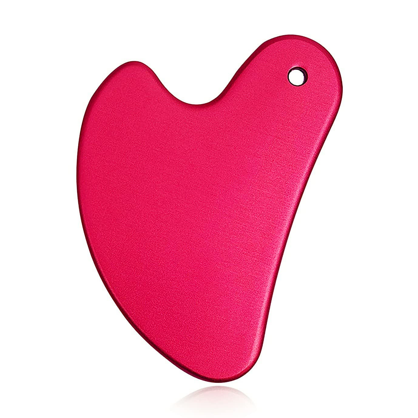 ROISOOT Upgrade Gua Sha Stainless Steel Tool for Face, Massage Scraper for Facial Skin Care (Metallic Luster) Health & Beauty > Personal Care > Cosmetics > Cosmetic Tools > Skin Care Tools ROISOOT Red