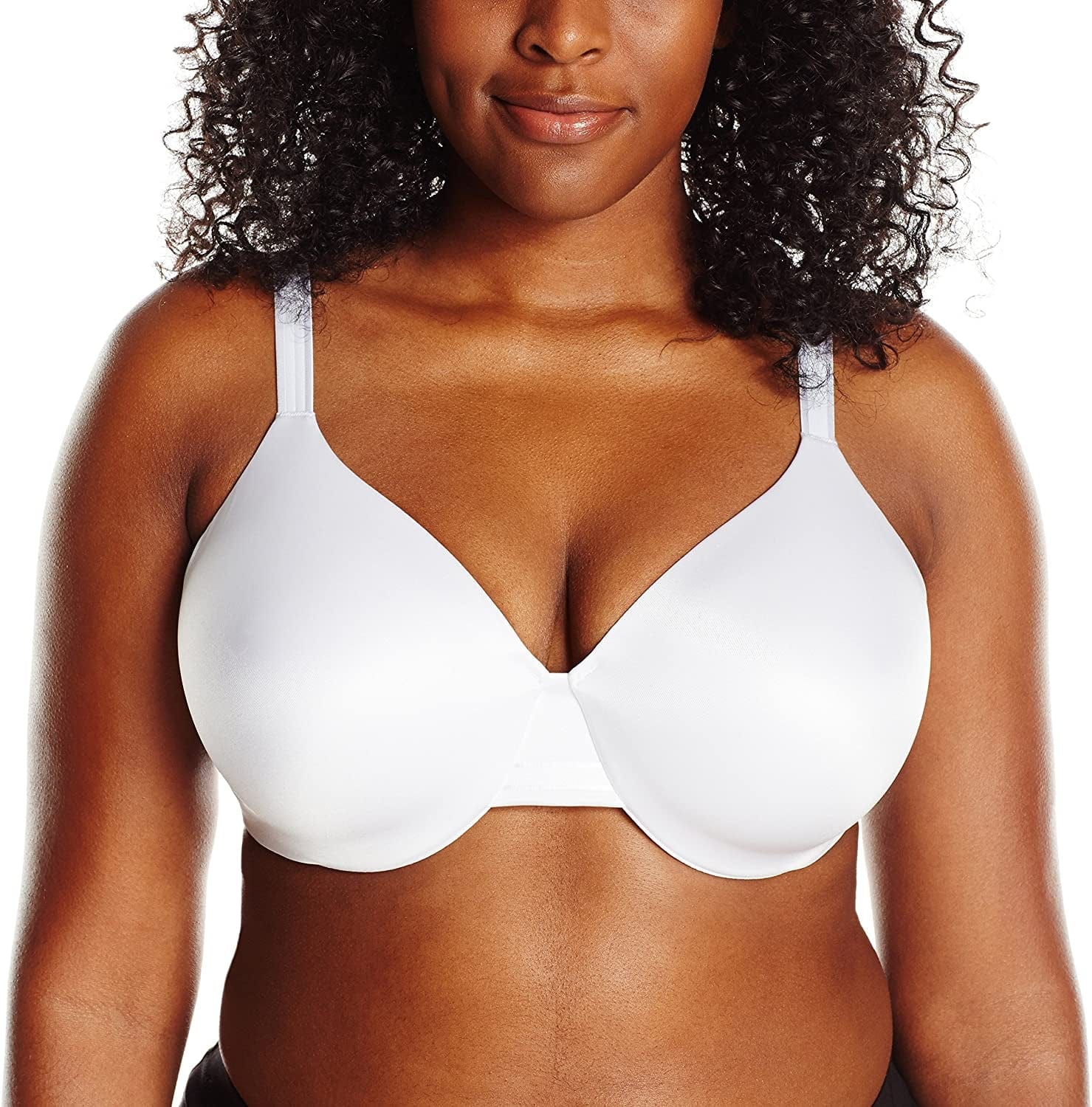 Bali One Smooth U Underwire Bra, Smoothing Shapewear Bra, Concealing Full-Coverage Bra with Front-To-Back Smoothing White / 38B