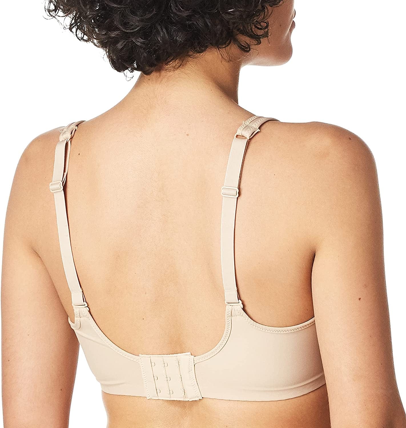 Bali One Smooth U Underwire Bra, Ultra Light Underwire T-Shirt Bra, Convertible Underwire Bra with Stay-In-Place Straps