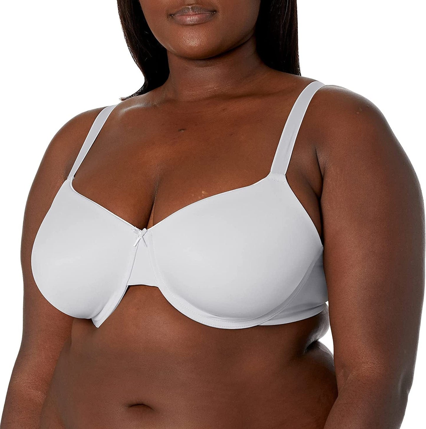 Bali Passion for Comfort Underwire Bra with Full-Coverage, Light Lift Back Smoothing Shapewear Bra for Everyday Wear White / 34C