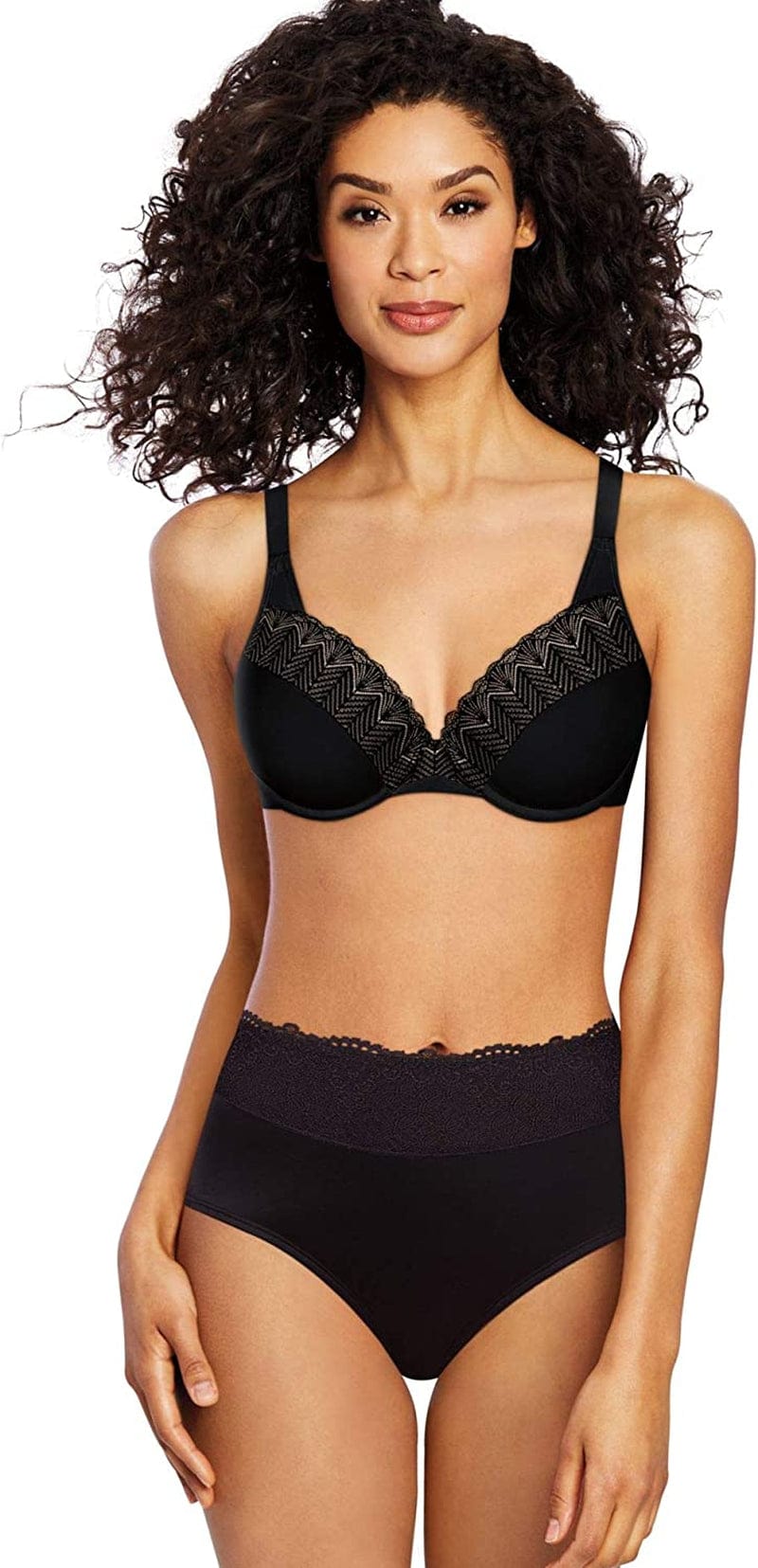 Bali Passion for Comfort Underwire Bra with Full-Coverage, Light Lift Back Smoothing Shapewear Bra for Everyday Wear