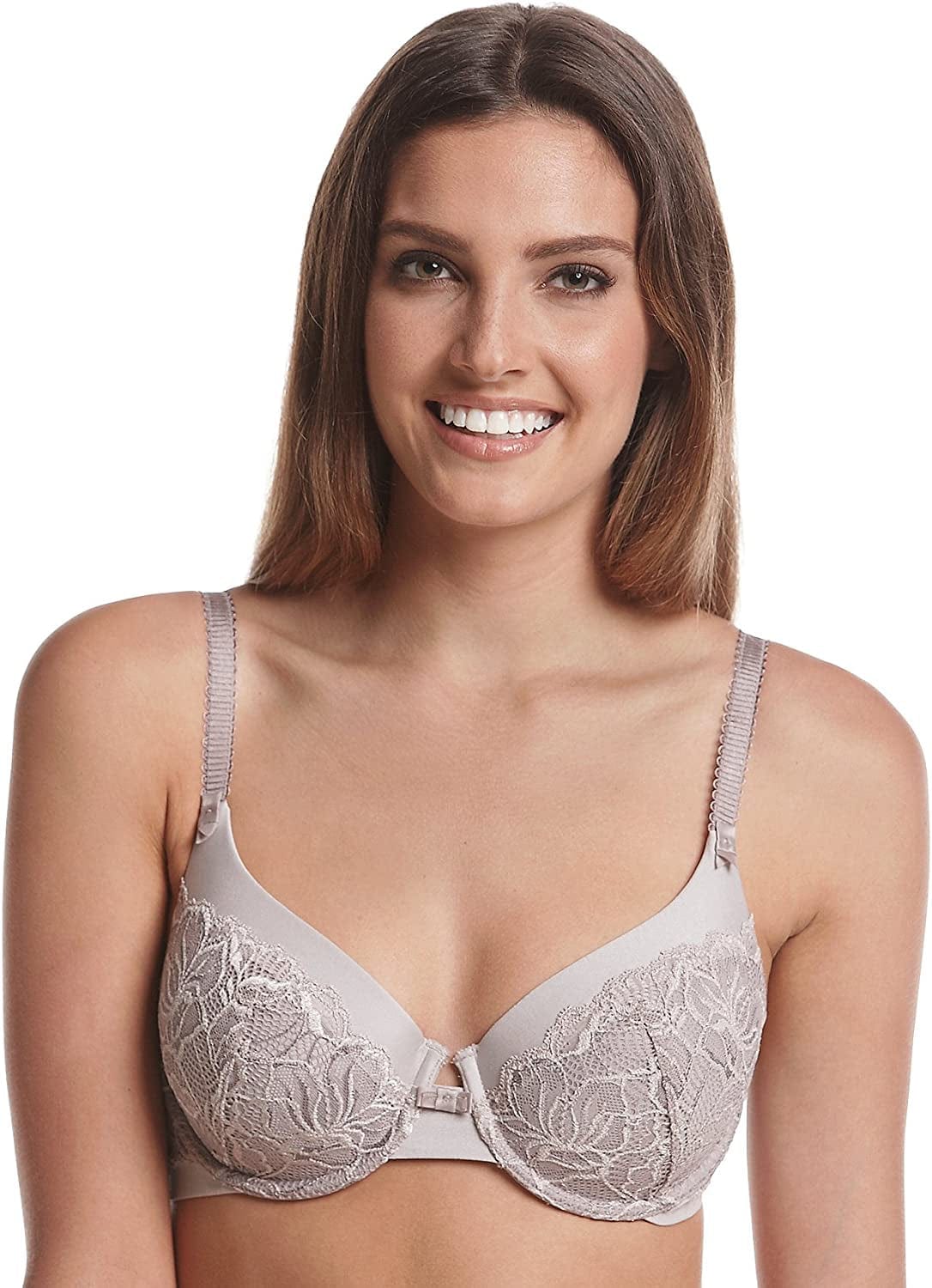 Bali Women'S Lace Desire Foam Underwire Bra Warm Steel / 42B