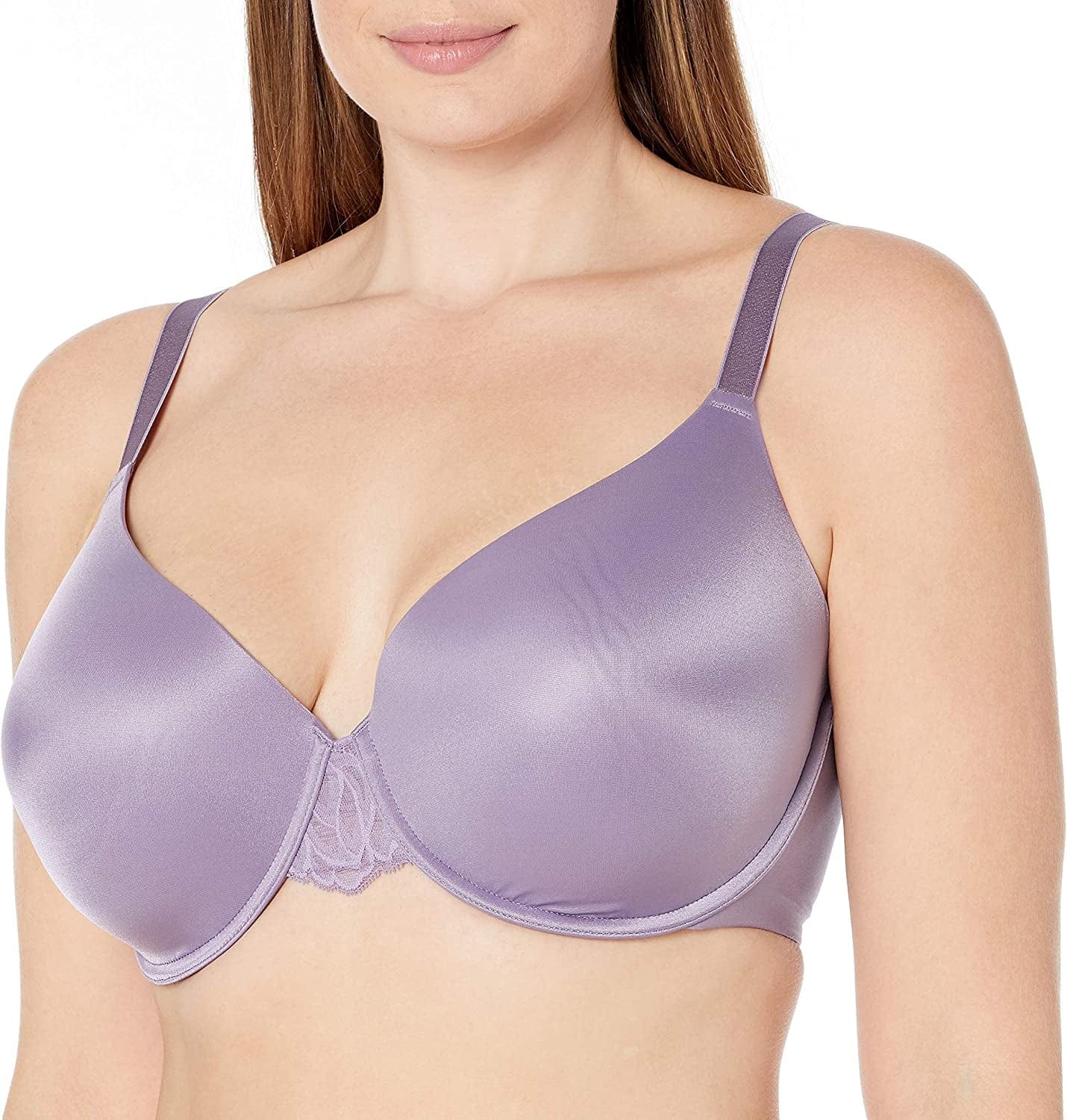 Bali Women'S One Smooth U Dreamwire Underwire Bra Purple Shade / 38D