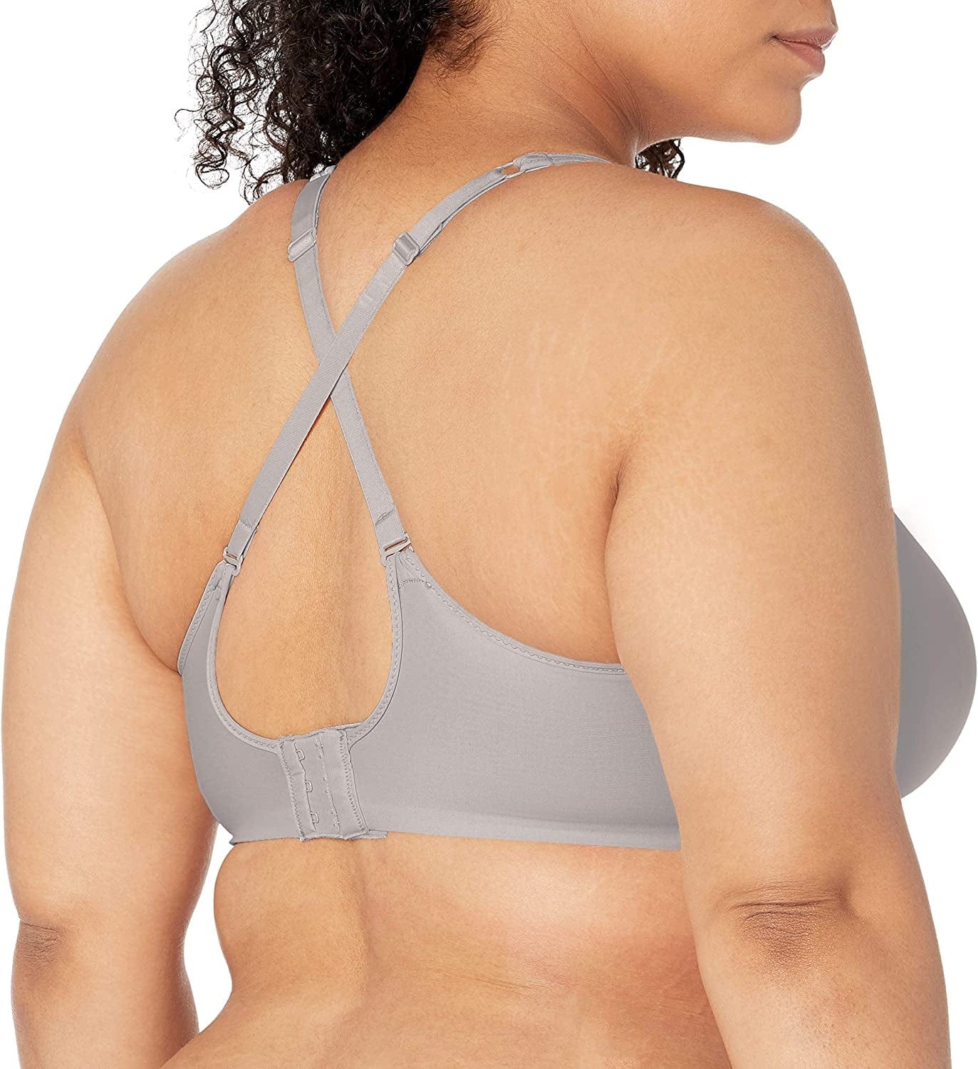 Bali Womens One Smooth U Underwire Bra, Ultra Light T-Shirt Bra with Stay-In-Place Straps