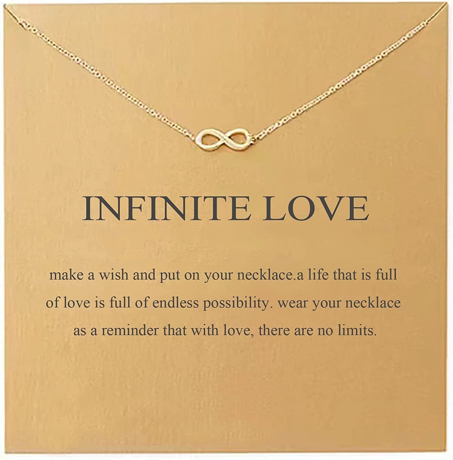 Baydurcan Friendship Anchor Compass Necklace Good Luck Elephant Pendant Chain Necklace with Message Card Gift Card Gold Infinite