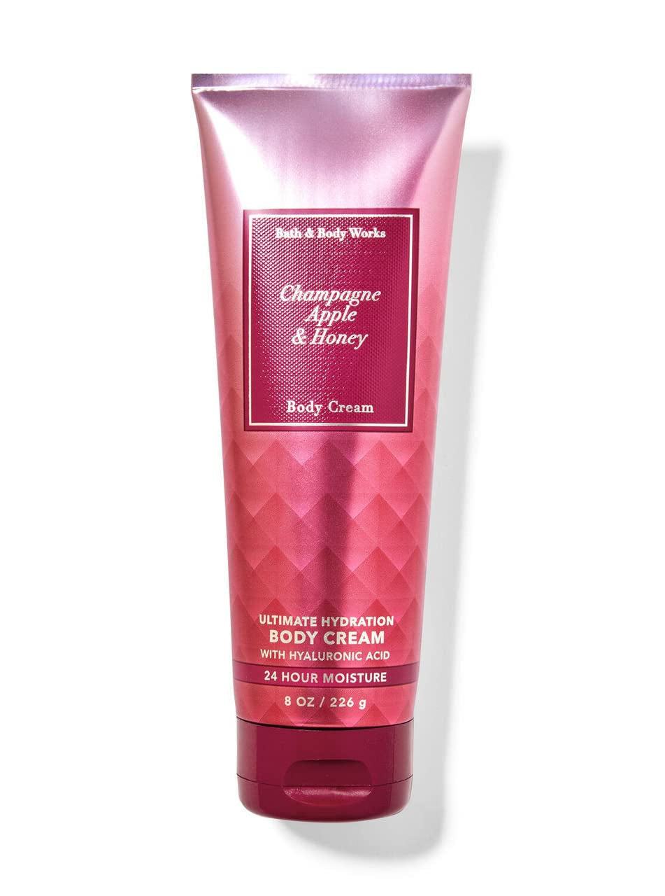 Bath and Body Works 2 Pack Champagne Apple & Honey Ultra Shea Body Cream 8 Oz. Health & Beauty > Personal Care > Cosmetics > Bath & Body Bath & Body Works