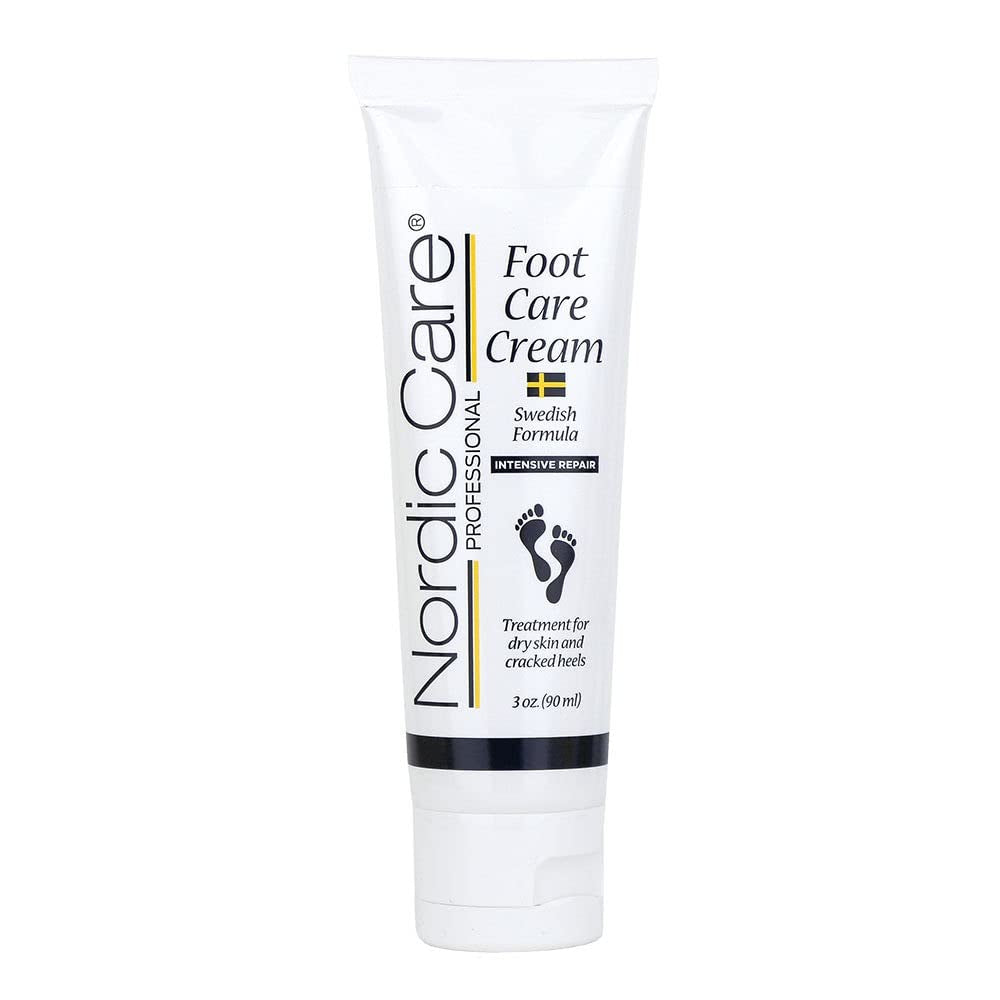 Nordic Care Foot Care Cream, 3 Oz. | Foot Lotion for Cracked & Dry Skin | for Dry Feet, Cracked Heels & Callus Removal | Hypoallergenic & Lanolin-Free | Essential Oils, Eucalyptus, Urea & Glycerin Health & Beauty > Personal Care > Foot Care Nordic Care