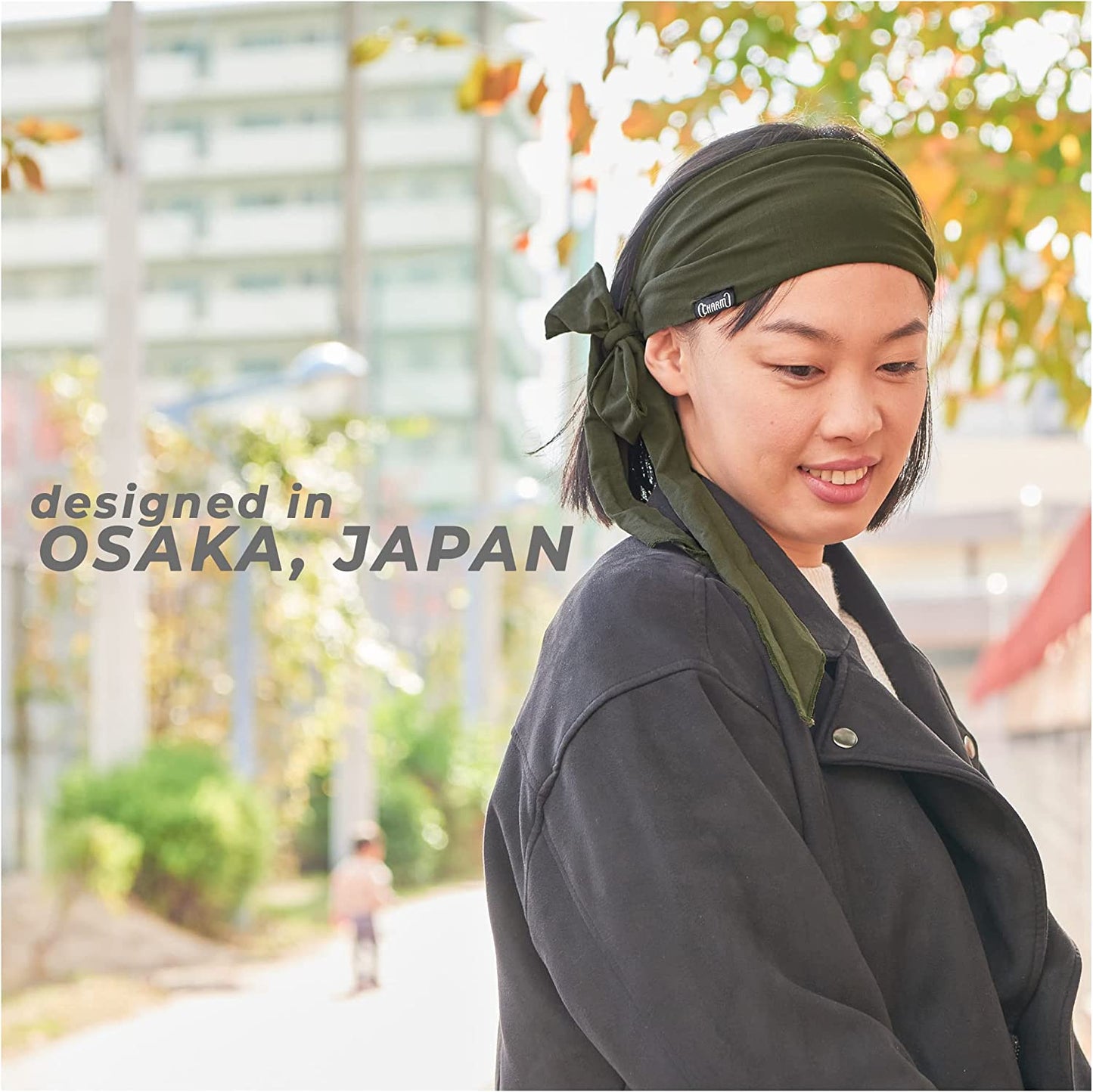 CHARM Japanese Headband Pirate Bandana - Men Ninja Head Wrap Women Hair Band Apparel & Accessories > Clothing Accessories > Bandanas & Headties Casualbox
