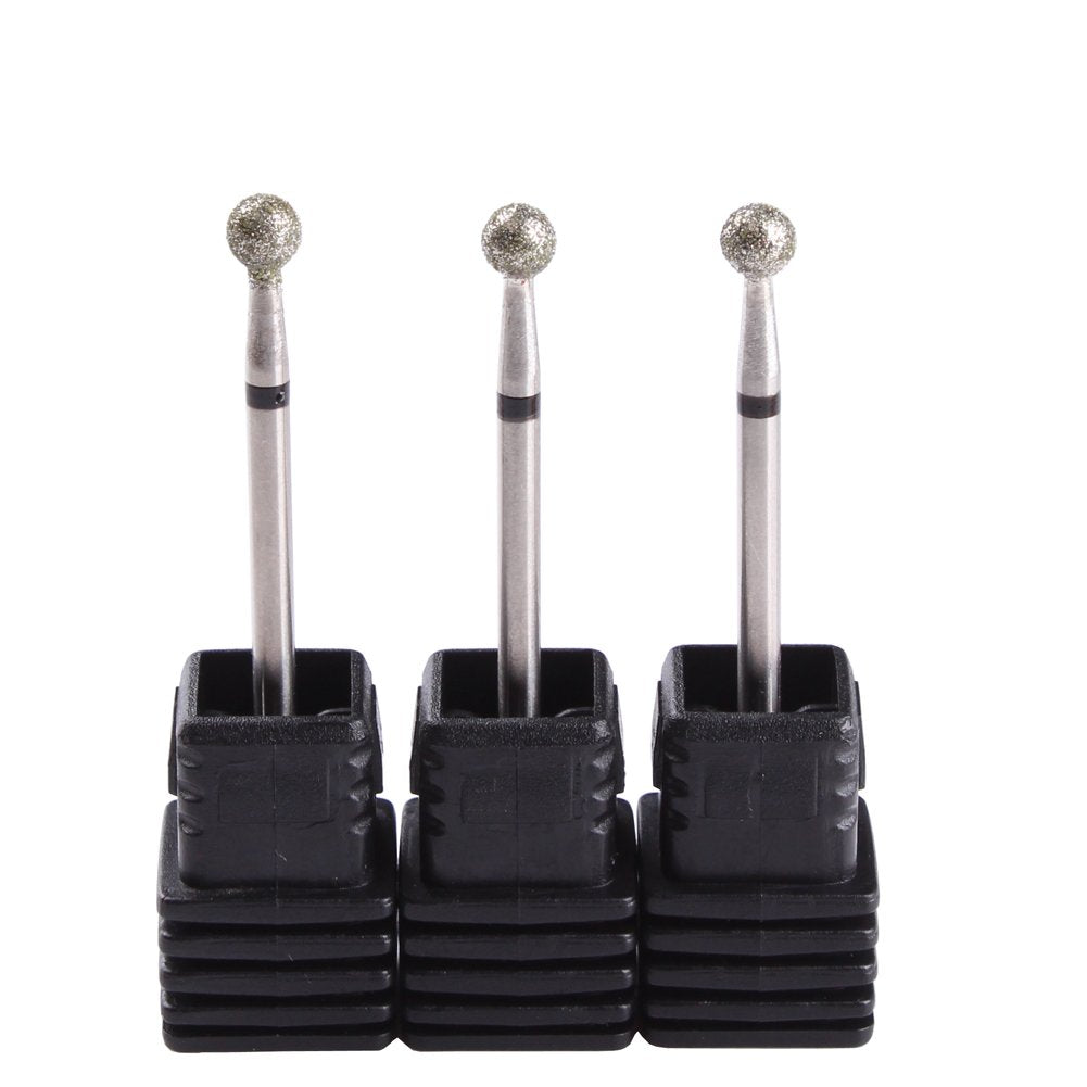 MZCMSL 4PCS Cuticle Clean Drill Bit Diamond Nail Bit Ball Head Stone File Manicure Pedicure Nail Art Tools Health & Beauty > Personal Care > Cosmetics > Cosmetic Tools > Nail Tools MZCMSL 3PCS Φ4MM