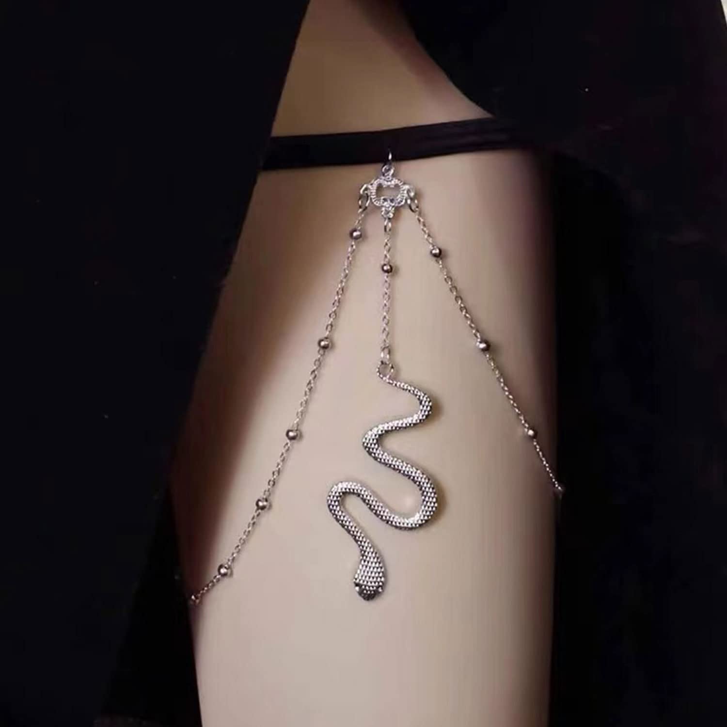 Body Chains Pendant Thigh Beach Leg Chain Jewelry for Women Glitter Fashion Body Jewelry Accessory Apparel & Accessories > Jewelry > Body Jewelry KASUWA