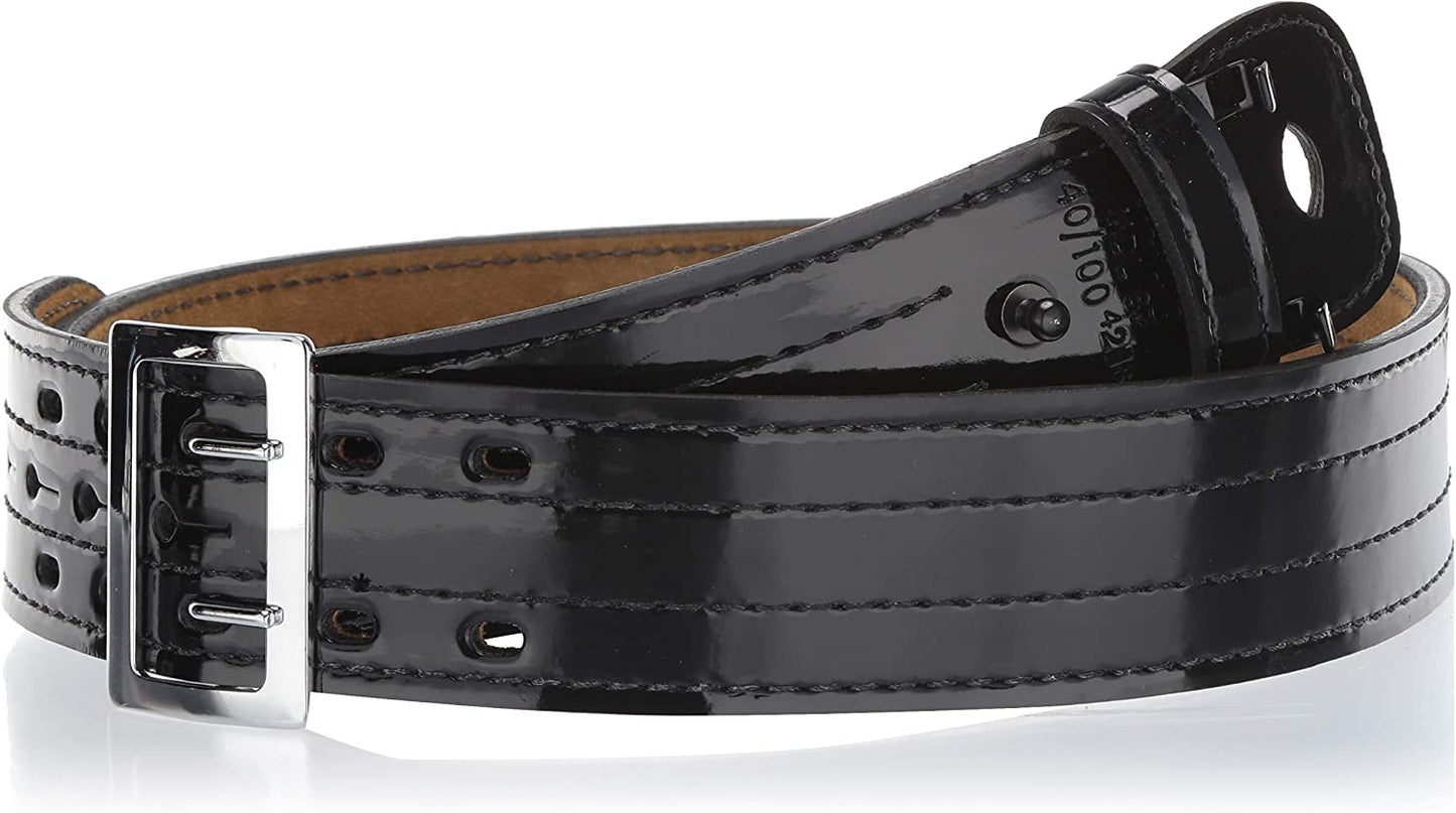 Safariland 87 Duty Belt High Gloss Black, Chrome Buckle, Size 40 Apparel & Accessories > Clothing Accessories > Belts Safariland