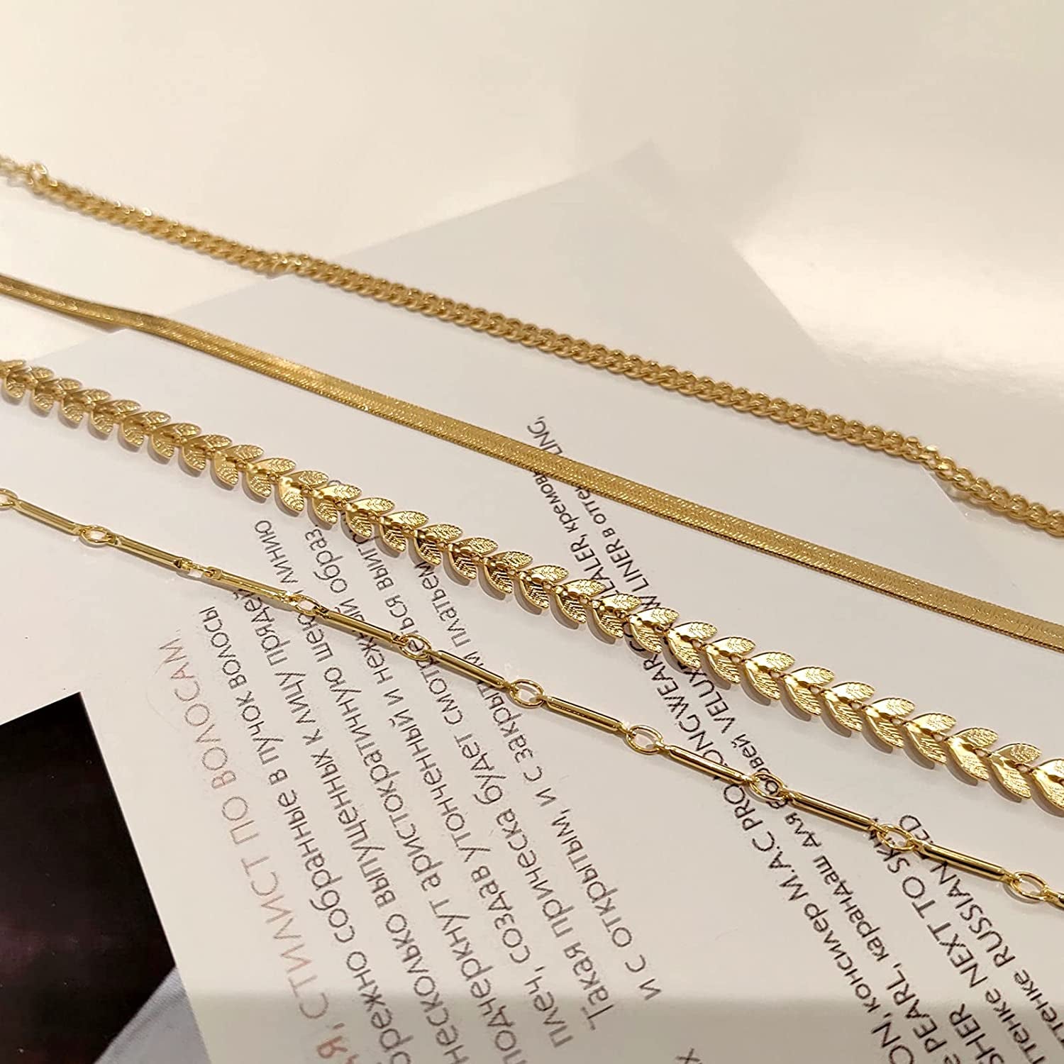 Luxval Ankle Bracelets for Women, Tennis Chain Butterfly Anklets for Women 14K Gold Bead Link Foot Jewelry CZ Stones Anklet Bracelets for BFF Gift Apparel & Accessories > Jewelry > Anklets Luxval