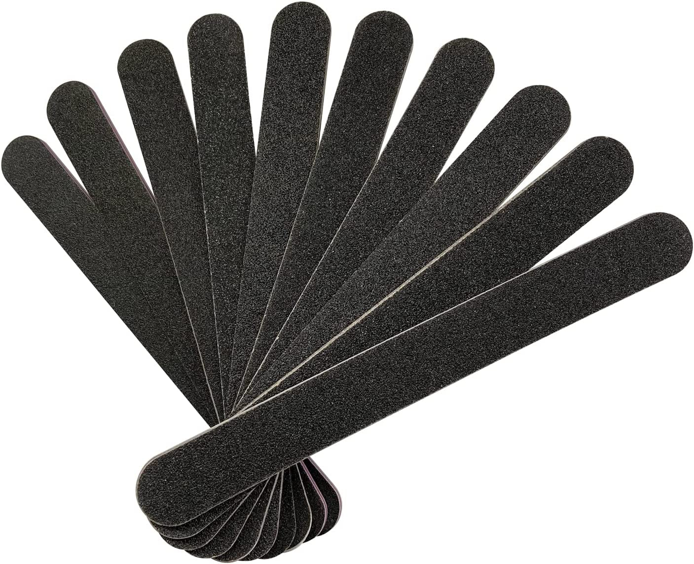 Nail File 10 PCS Professional Double Sided 100/180 Grit Nail Files Emery Board Black Manicure Pedicure Tool and Nail Buffering Files Health & Beauty > Personal Care > Cosmetics > Cosmetic Tools > Nail Tools HeeYaa