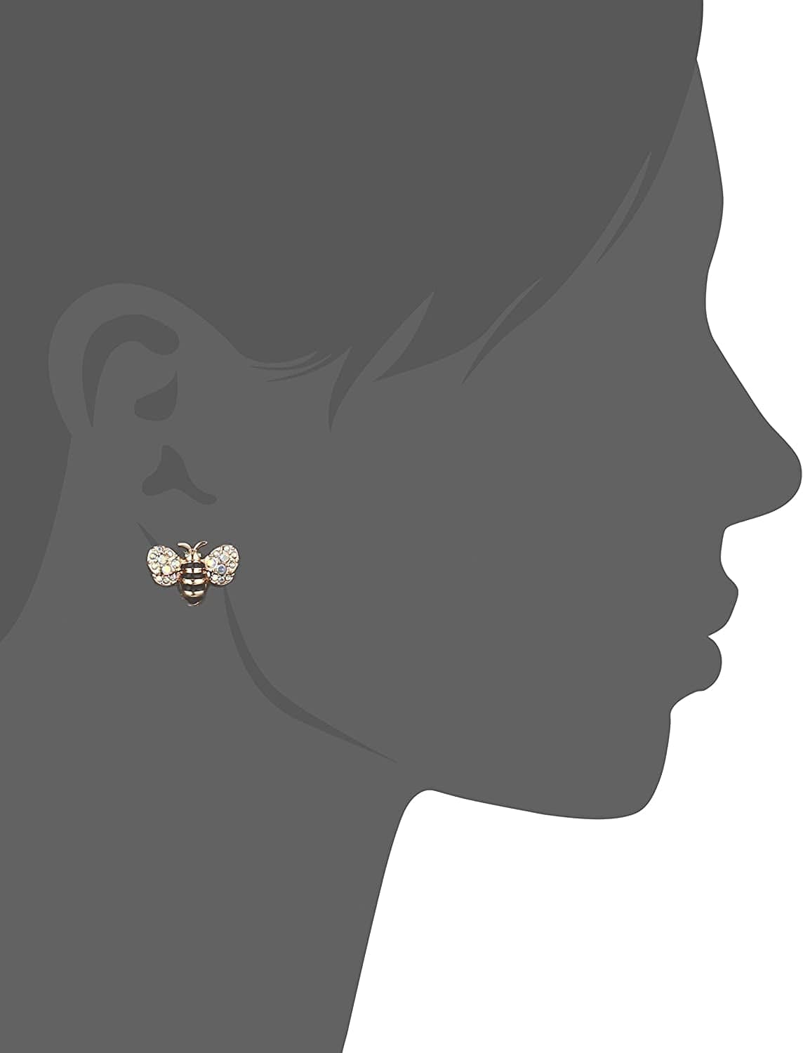 Bee Stud Earrings YELLOW / One Size