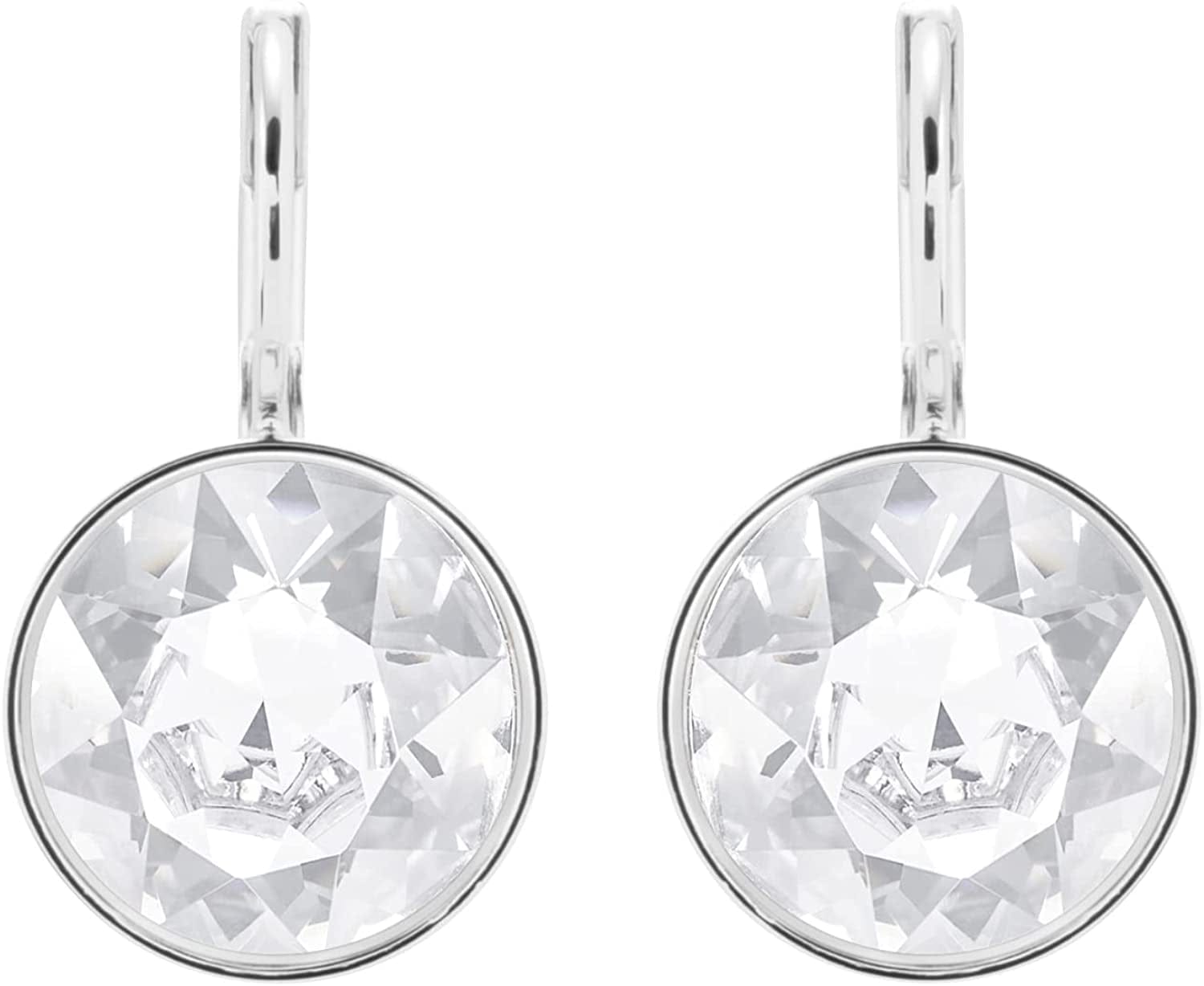 Bella Earrings Jewelry Collection, Gray Crystals, Pink Crystals, Clear Crystals