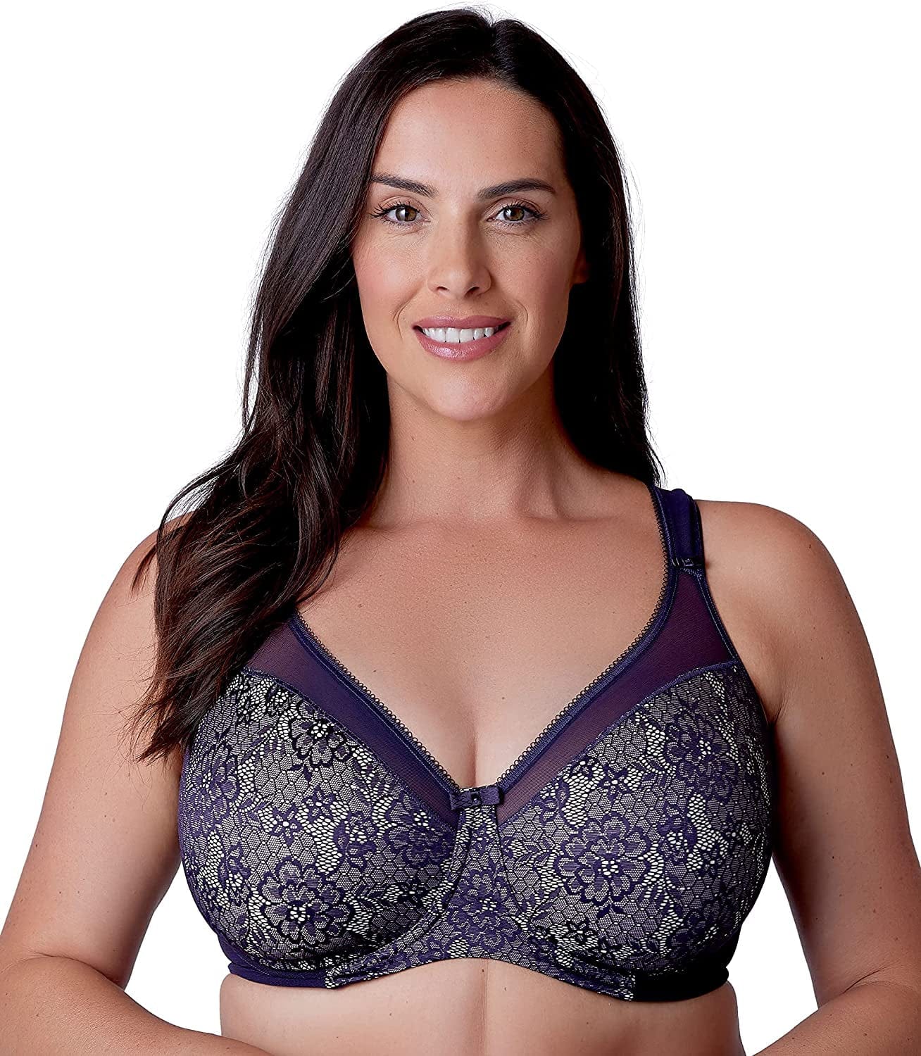 Berlei Women'S Beauty Everyday Minimizer Bra Purple (Aubergine) / 40G