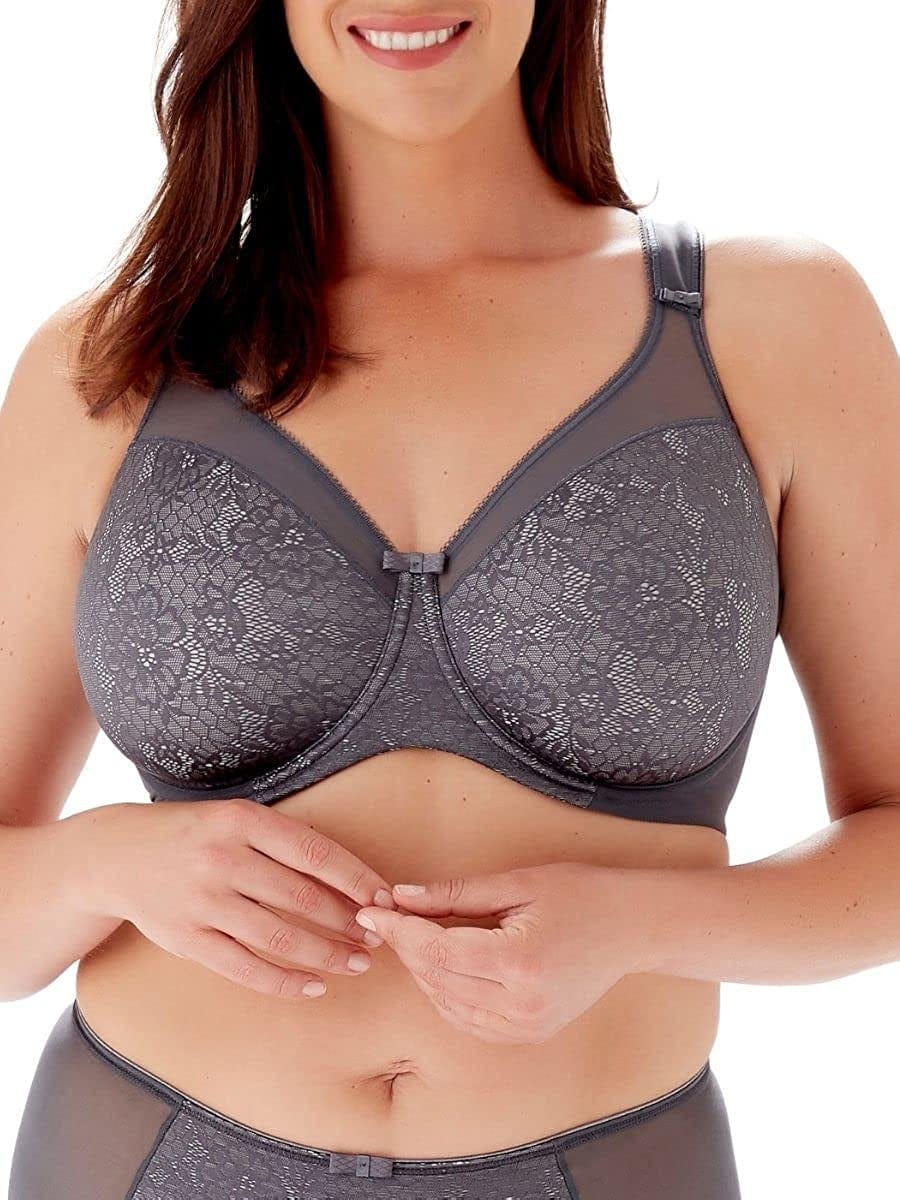 Berlei Women'S Beauty Everyday Minimizer Bra Grey (Dark Gray) / 38DD