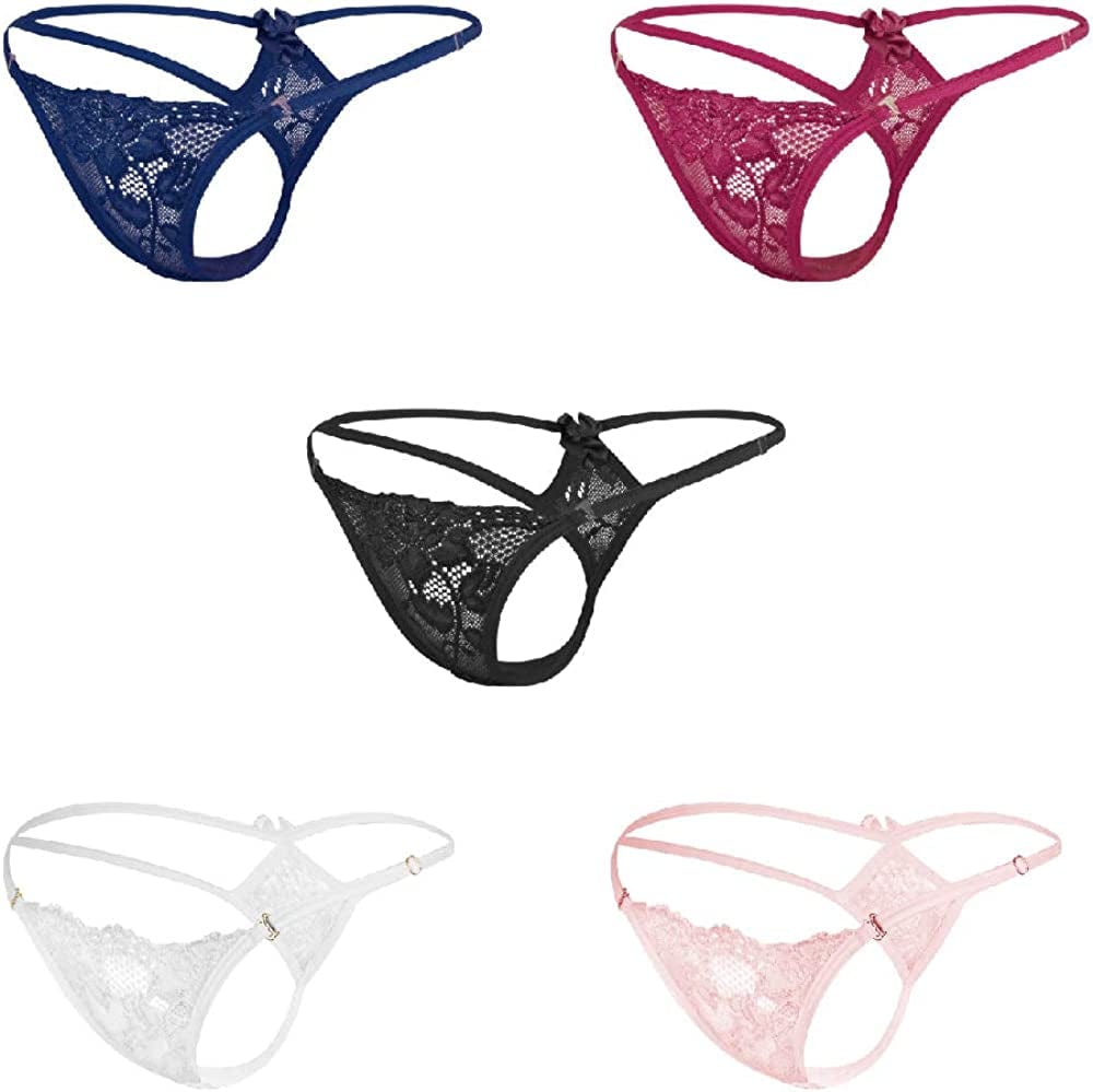 Besame G-String Thong Women Panties Underwear 5 Pack