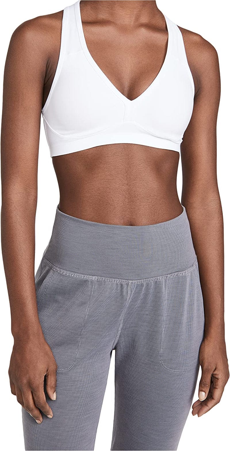 Beyond Yoga Women'S Spacedye Lift Your Spirits Bra Cloud White / X-Large