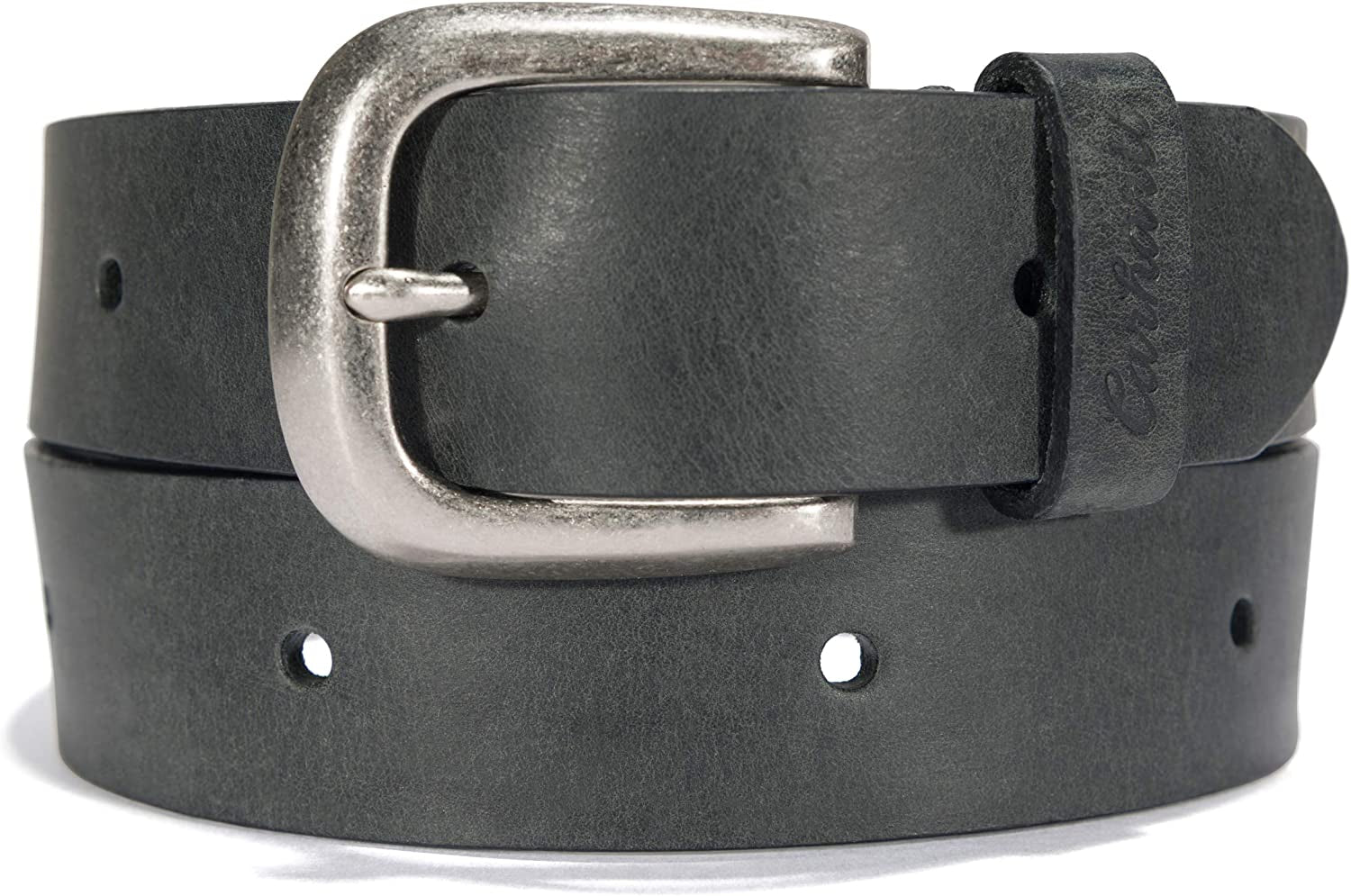 Carhartt Women'S Signature Casual Belt Apparel & Accessories > Clothing Accessories > Belts Carhartt Tanned Leather Continuous (Black) Small