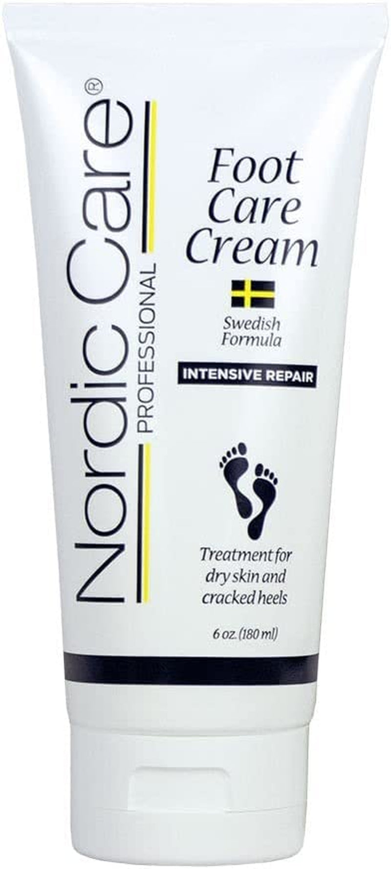 Nordic Care Foot Care Cream, 6 Oz. | Foot Lotion for Cracked & Dry Skin | for Dry Feet, Cracked Heels & Callus Removal | Hypoallergenic & Lanolin-Free | Essential Oils, Eucalyptus, Urea & Glycerin Health & Beauty > Personal Care > Foot Care Nordic Care