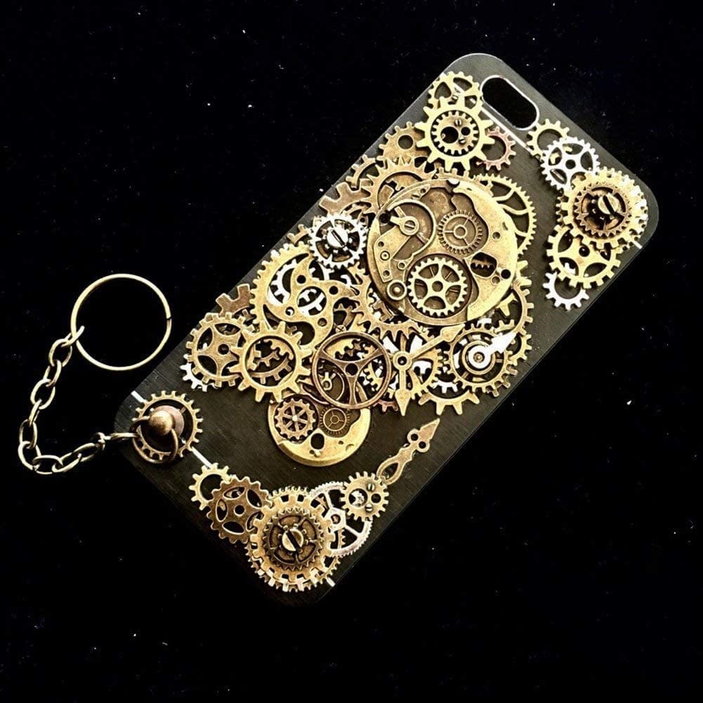 Bigotters 200 Gram Antique Steampunk Gear,Mix Steampunk Wheel Alloy Gear Pendants Charms for Crafting Jewelry Making