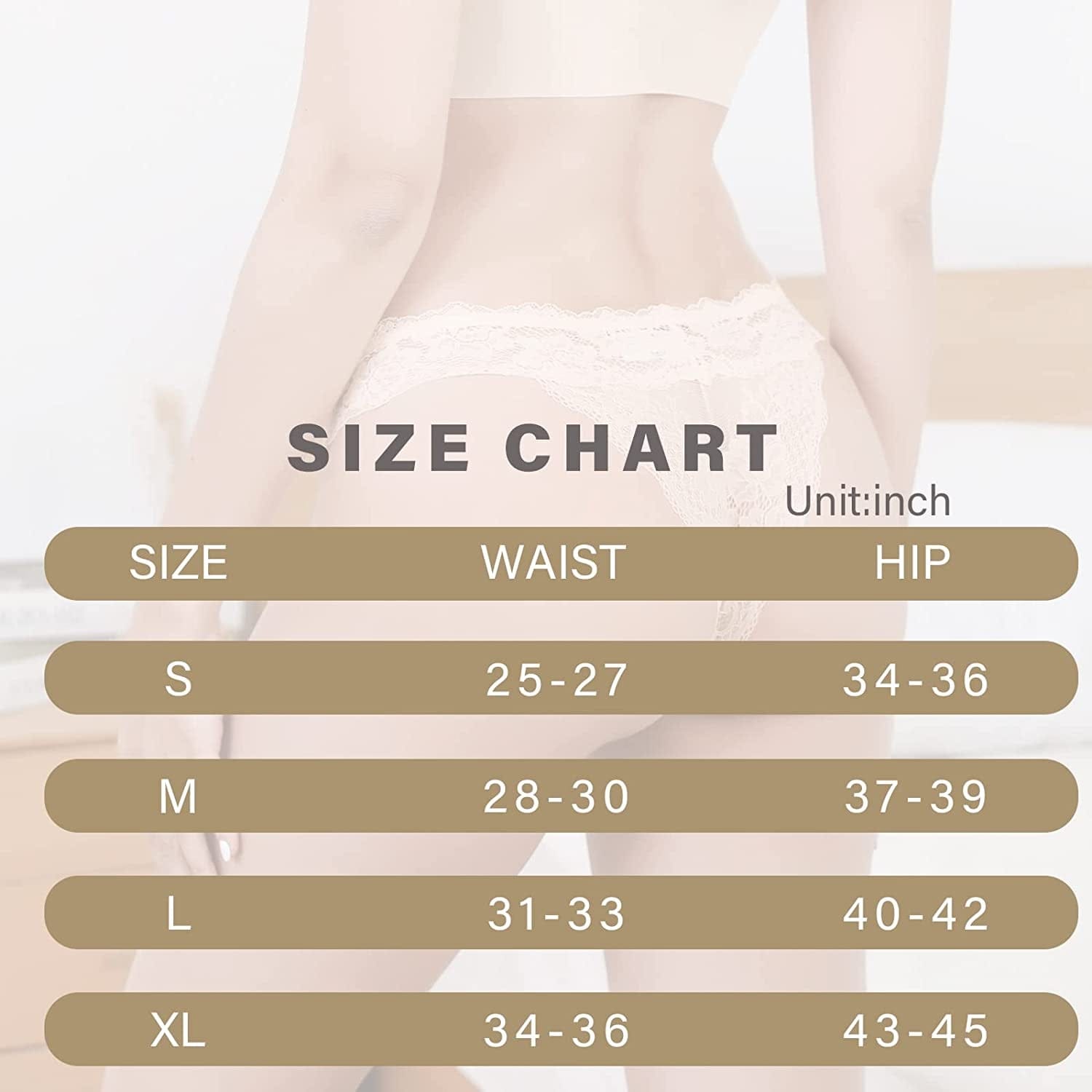 BIONEK Thongs Underwear for Women-Sexy Lace Panties Low Rise Silky G String No Show Underwear 6 Pack/3 Pack S-XL