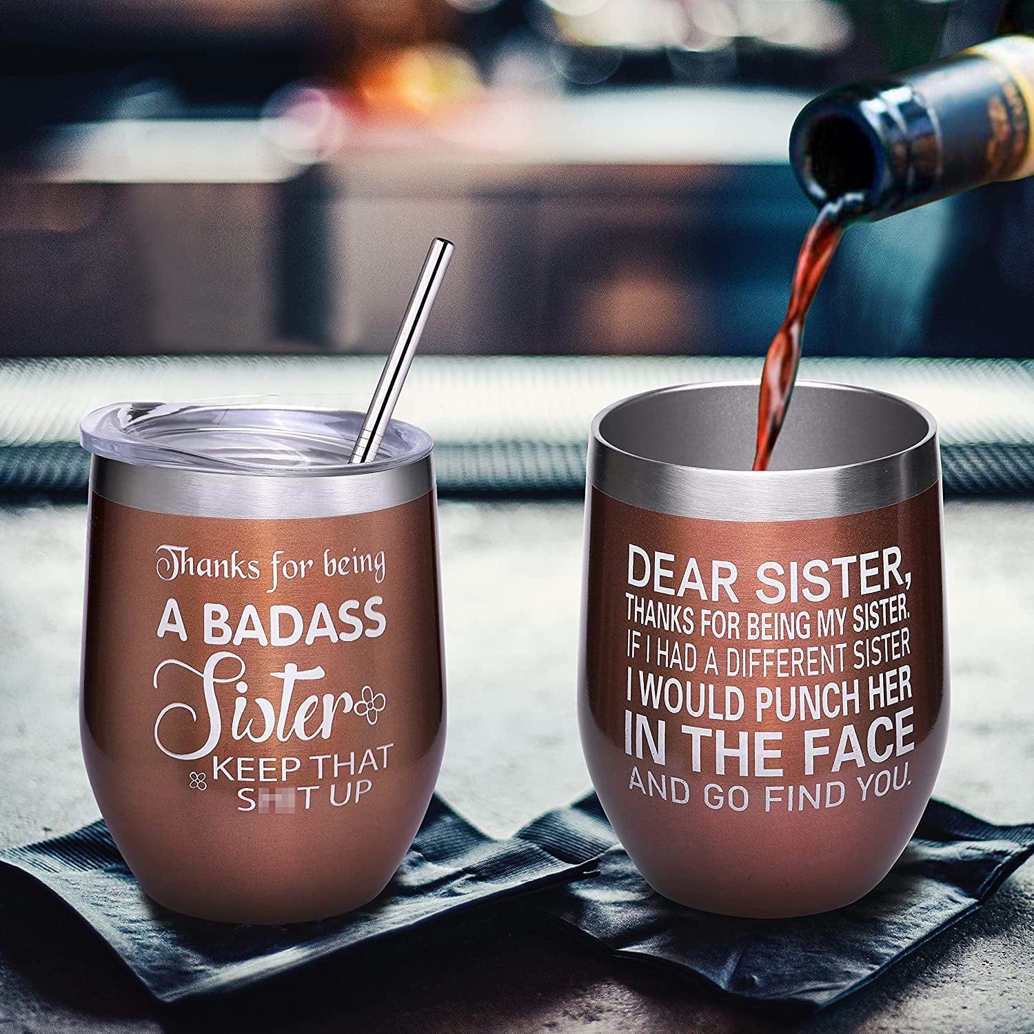 Birthday Gifts for Sister, Sisters Gifts from Sister, Gifts for Friends Female, Bday Gift for Women, Sister Gifts for Thanksgiving/Christmas/Graduation/Mother'S Day, Sister Necklace, Sister Bracelet