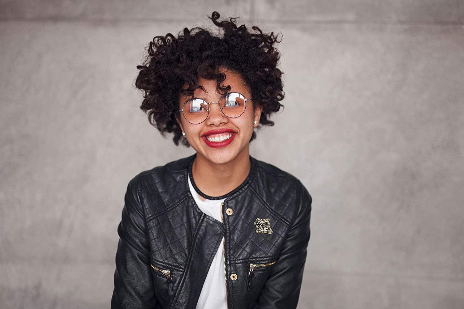 - Black Lives Matter Enamel Pin - BLM Pride & Protest Lapel Pin - Gold and Black Pin for Backpacks, Hats, Jackets & Bags 1