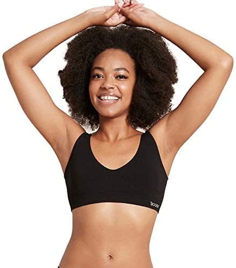Body Ecowear Women'S Shaper Bra, Wireless, Light Support, Seamless Stretch, Soft Breathable, Bamboo Viscose Black / X-Large
