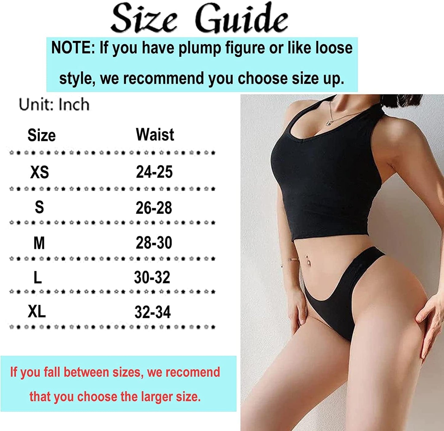 Bolivelan Womens Mid-Rise Seamless Thongs Comfy Underwear G-Strings Panties