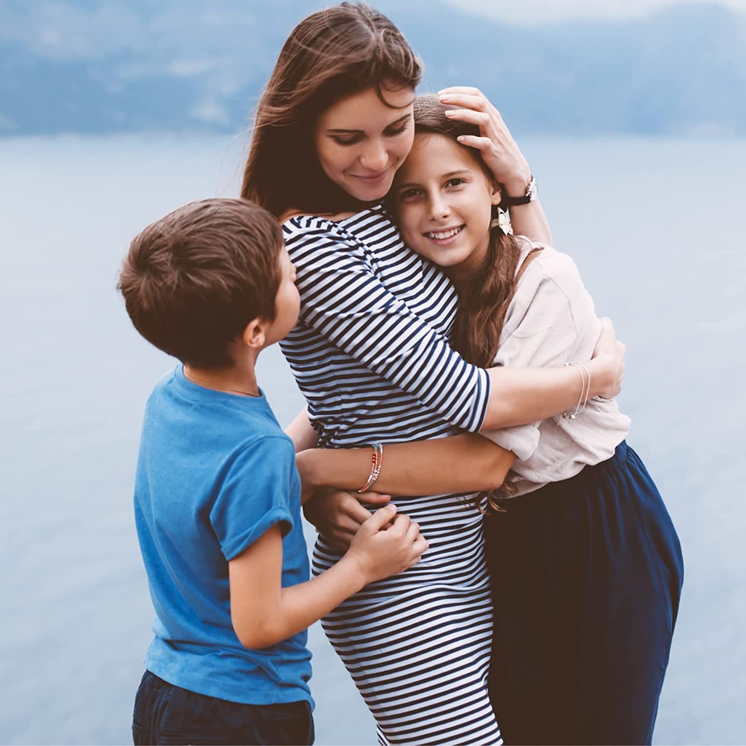 Bonus Mom Necklace Gifts Step Mom Mothers Day Gift Stepped up Mom from Step Daughter Stepson to My Bonus Mom Pendant Jewelry Present with Message Card and Gift Box. Gift for Stepmom. Bonus Mom Gift. Necklace for Mom