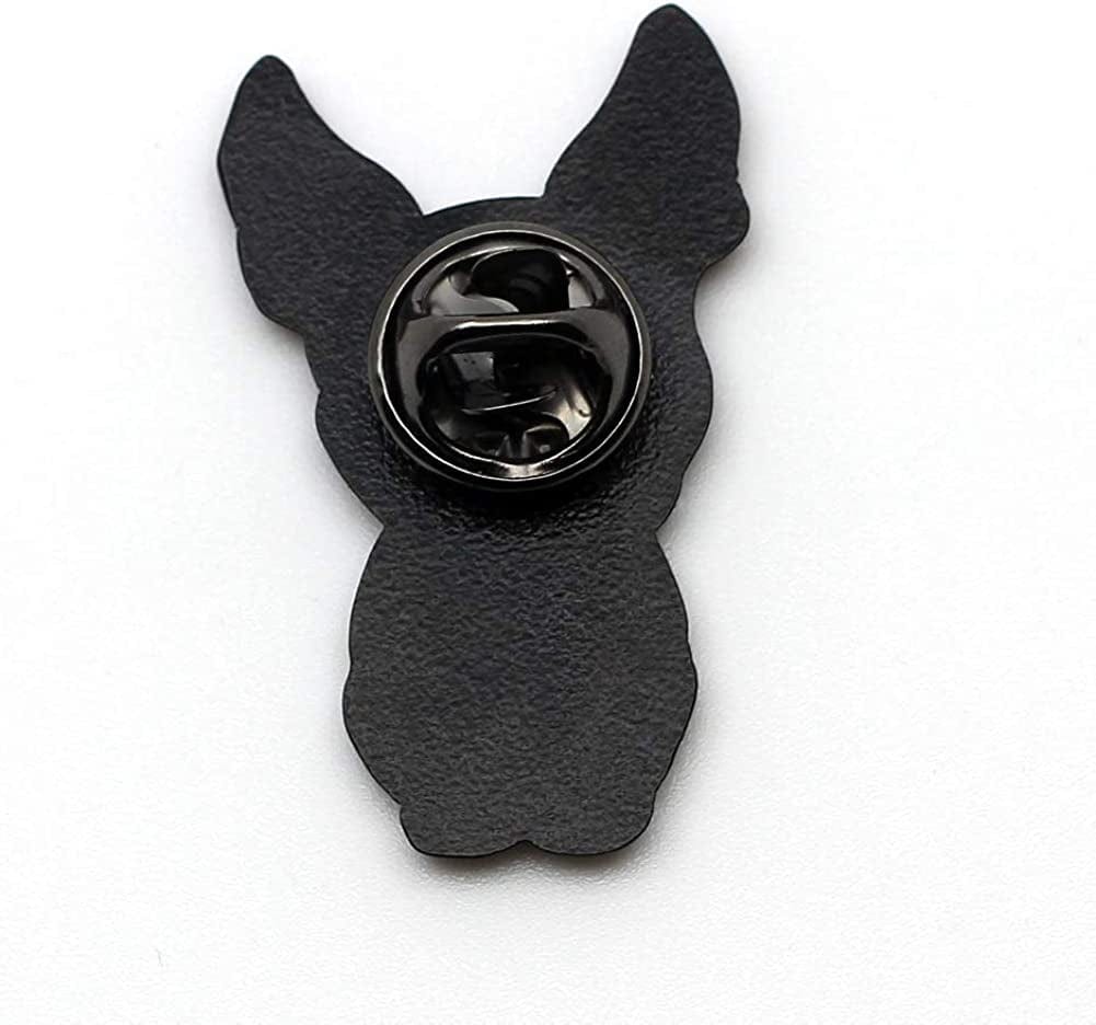 Boston Terrier Enamel Pin Metal Black Dog Brooch Gifts for Dog Lovers Boston Terrier Lapel Pin Jewelry Boston Terrier