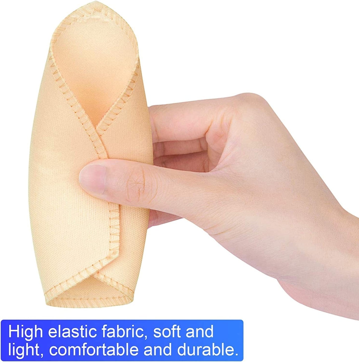 Bra Pads Inserts 8 Pairs, Bra Cups Inserts, Removable Breast Enhancers Inserts for Women (Beige)