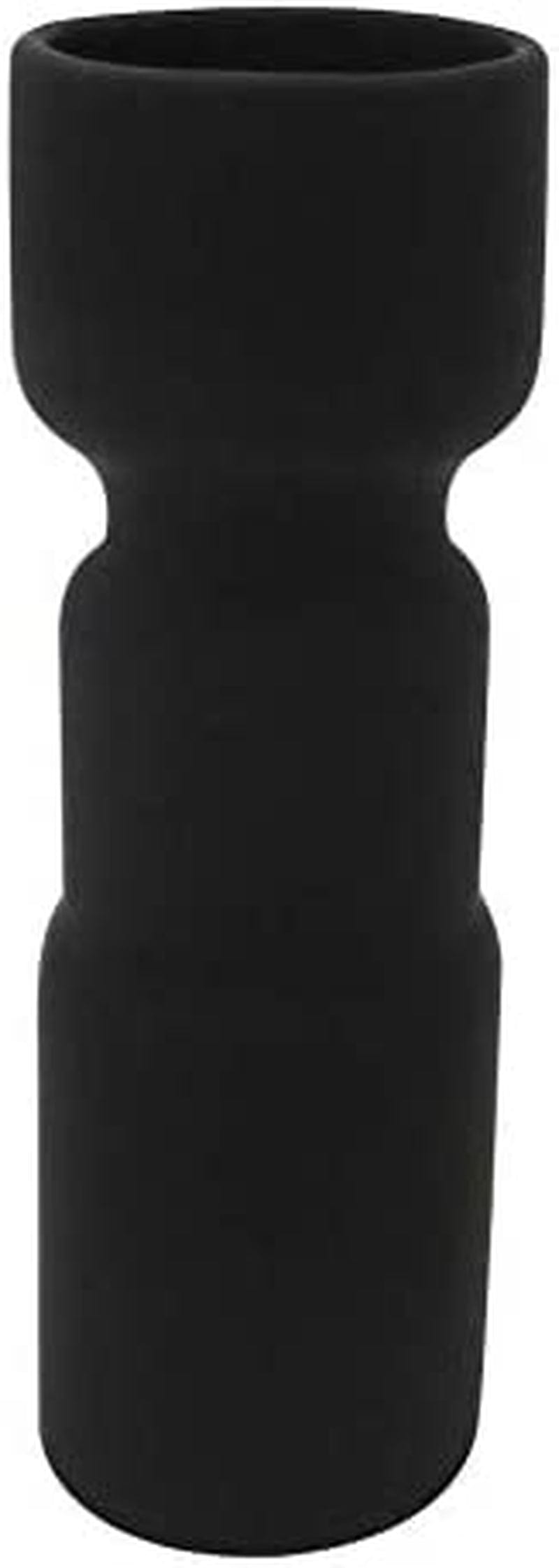 Brand – Modern Totem Stoneware Vases, Set of 3, Black