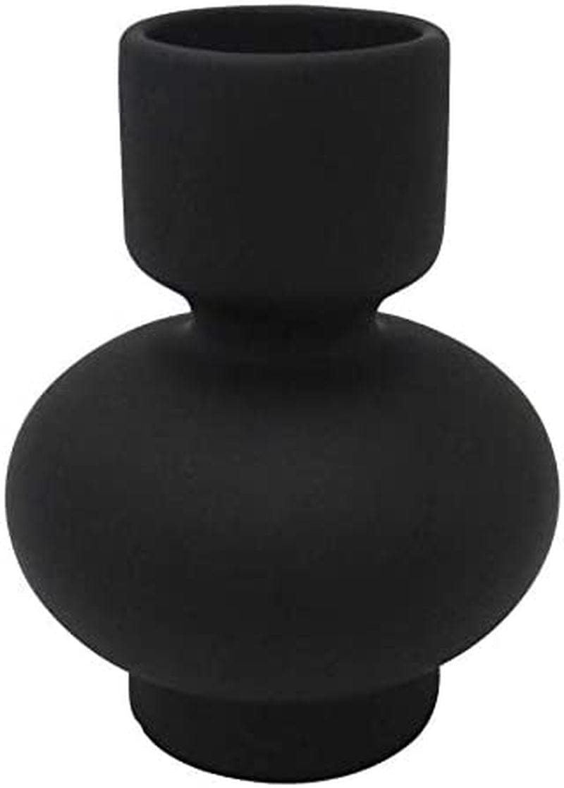 Brand – Modern Totem Stoneware Vases, Set of 3, Black