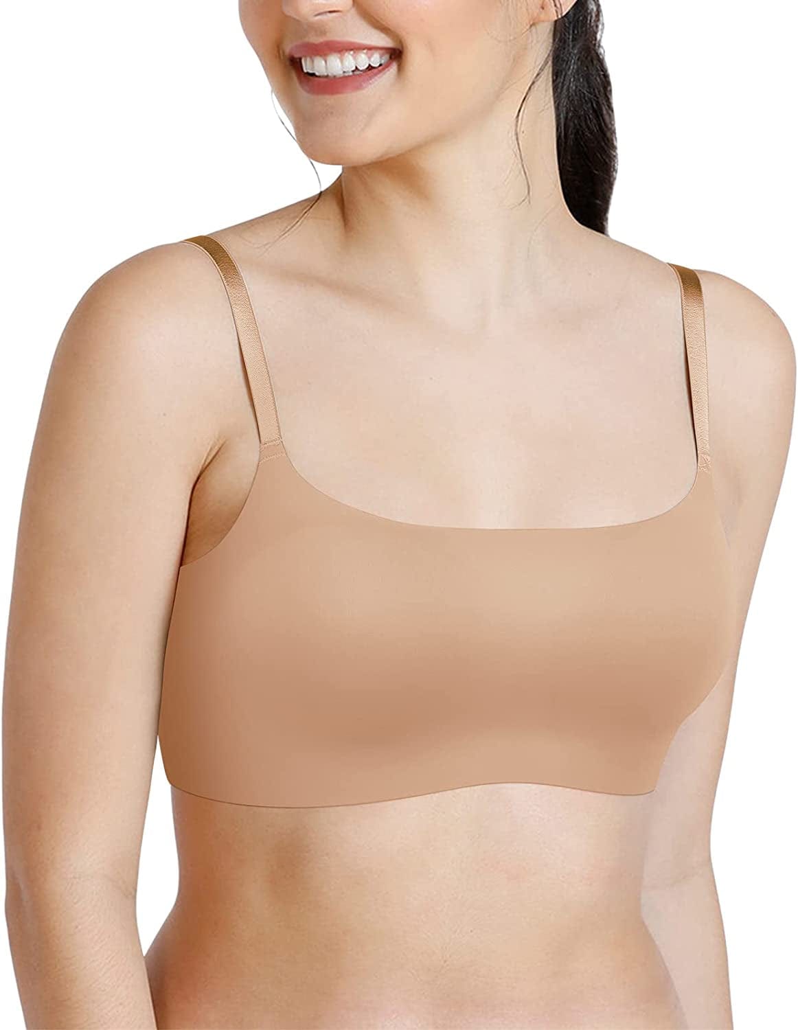 Bras for Women No Underwire Womens Bras Comfort Wireless Bra A: Nude / Small