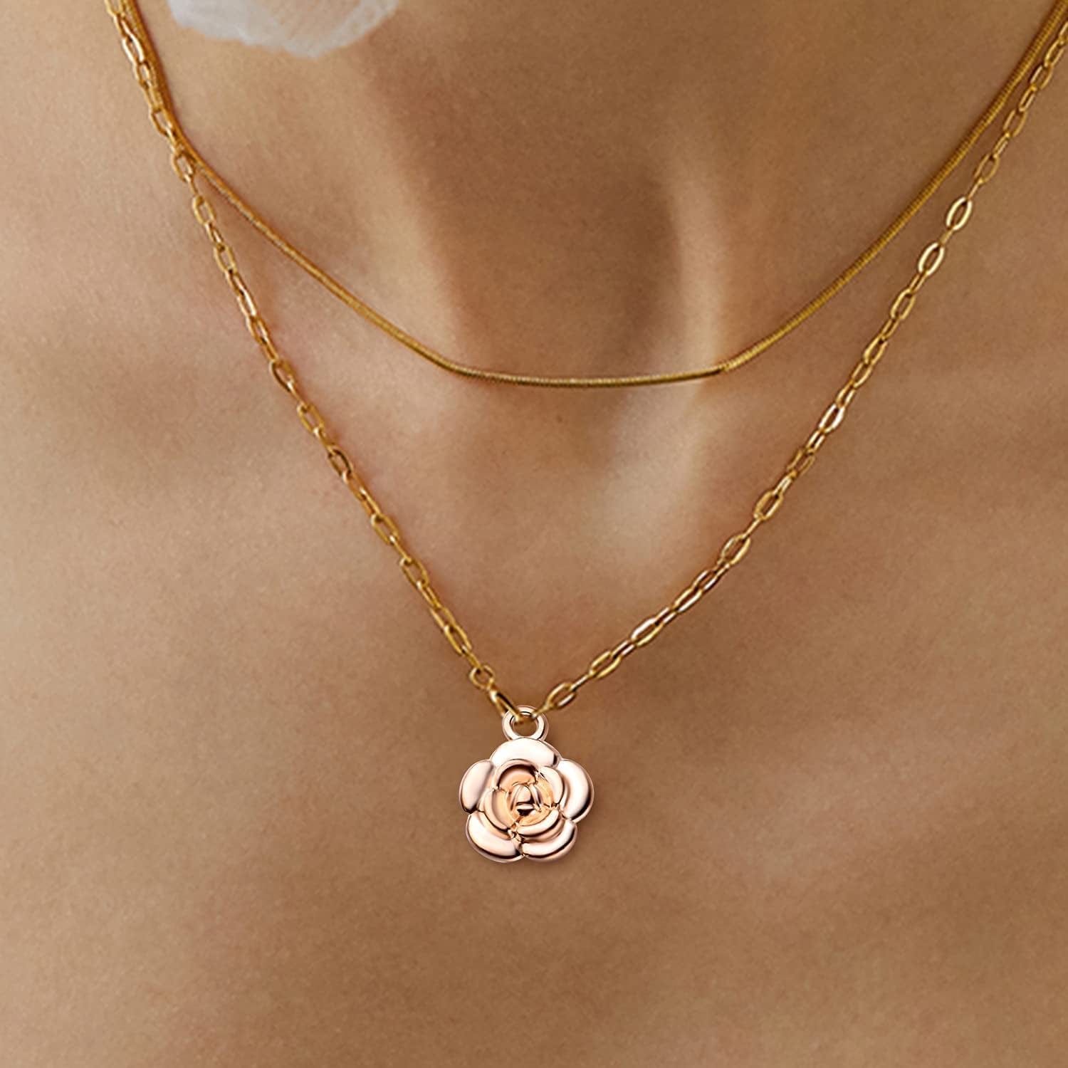 Bronagrand Rose Charm Pendant,60Pcs Alloy Rose Flower Charms Flower Bead Charms Craft Supplies for Jewelry DIY Necklace Earrings Bracelet Making Accessory,Antique Silver and Gold