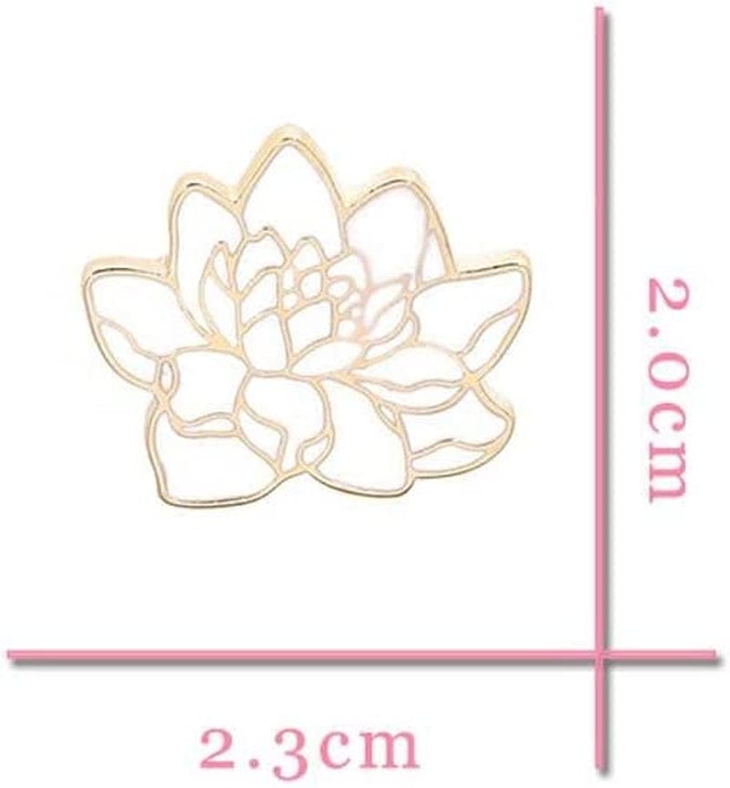 Buddhism White Lotus Flower Brooch Pin Elegant Floral Plant Enamel Pin Pendant Coat Backpack Lapel Pin Women Custom Jewelry for Clothes